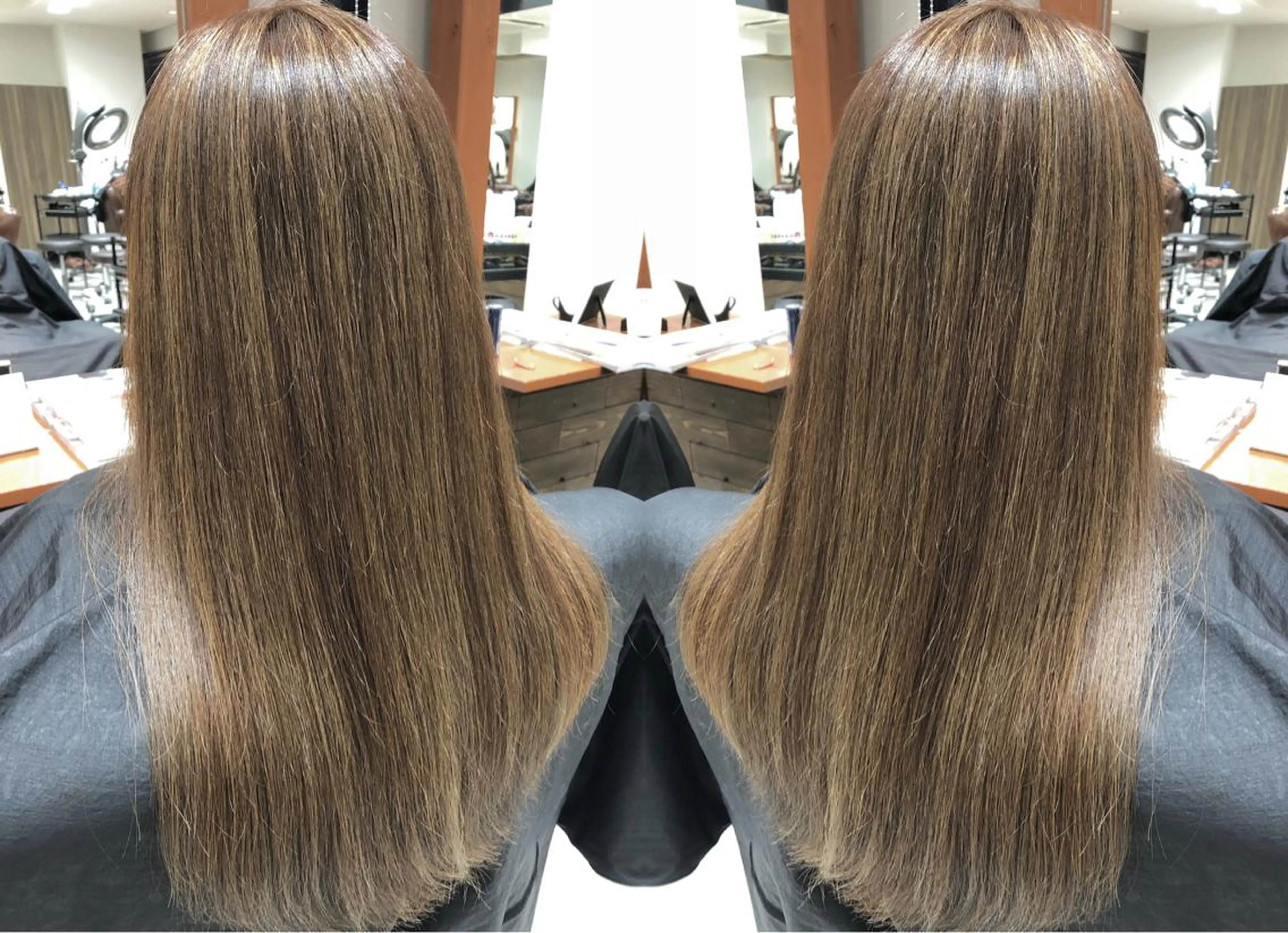 ロング カラー ベージュカラー ハイライトカラー ハイライト カット ヘアカラー トリートメント エイミーフセ所属・【eimee】 店長✂️TAKUMAのヘアスタイル