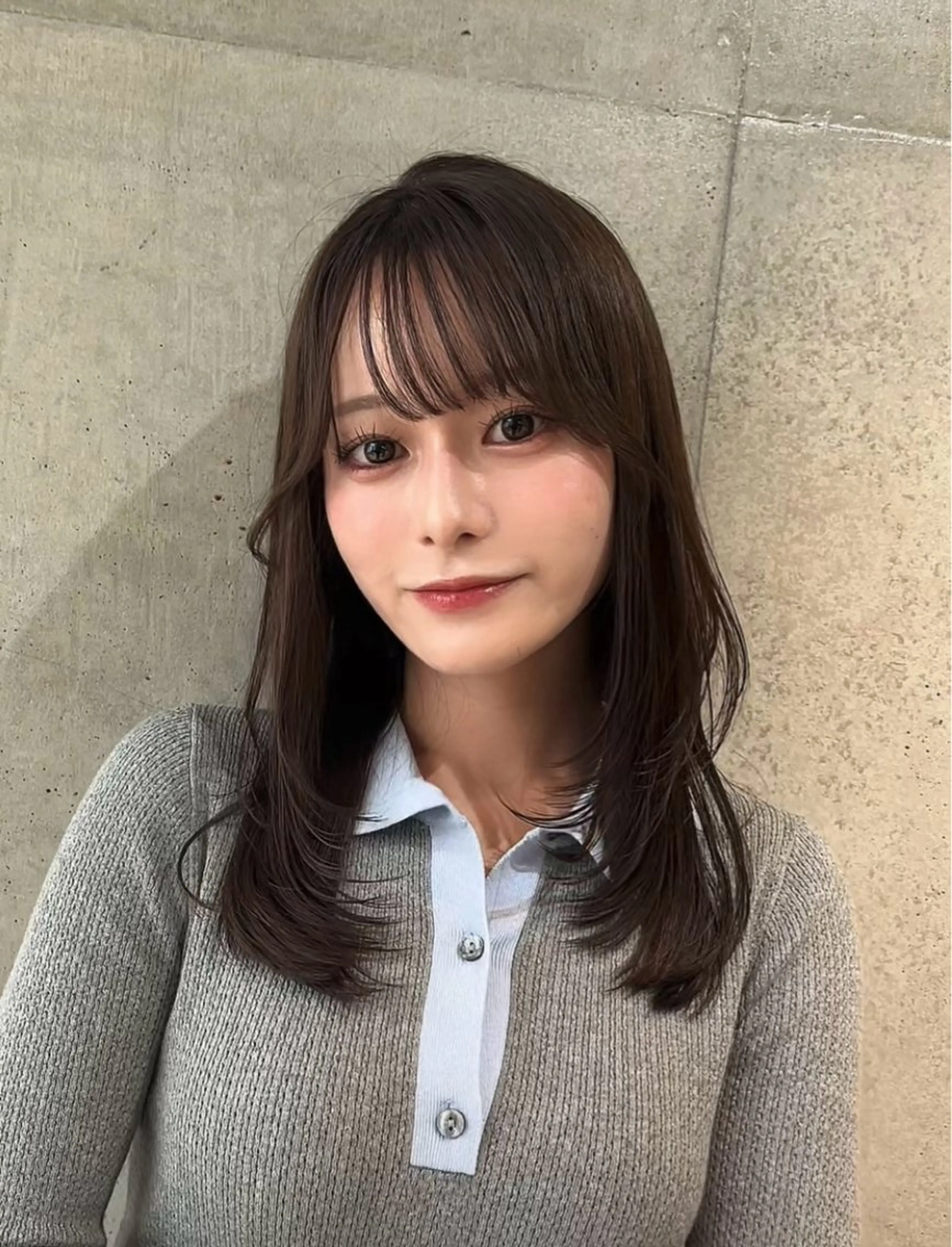 ミディアム カラー カット ヘアカラー トリートメント 🌫️大人韓国ヘア 🌫️naoyaのヘアスタイル