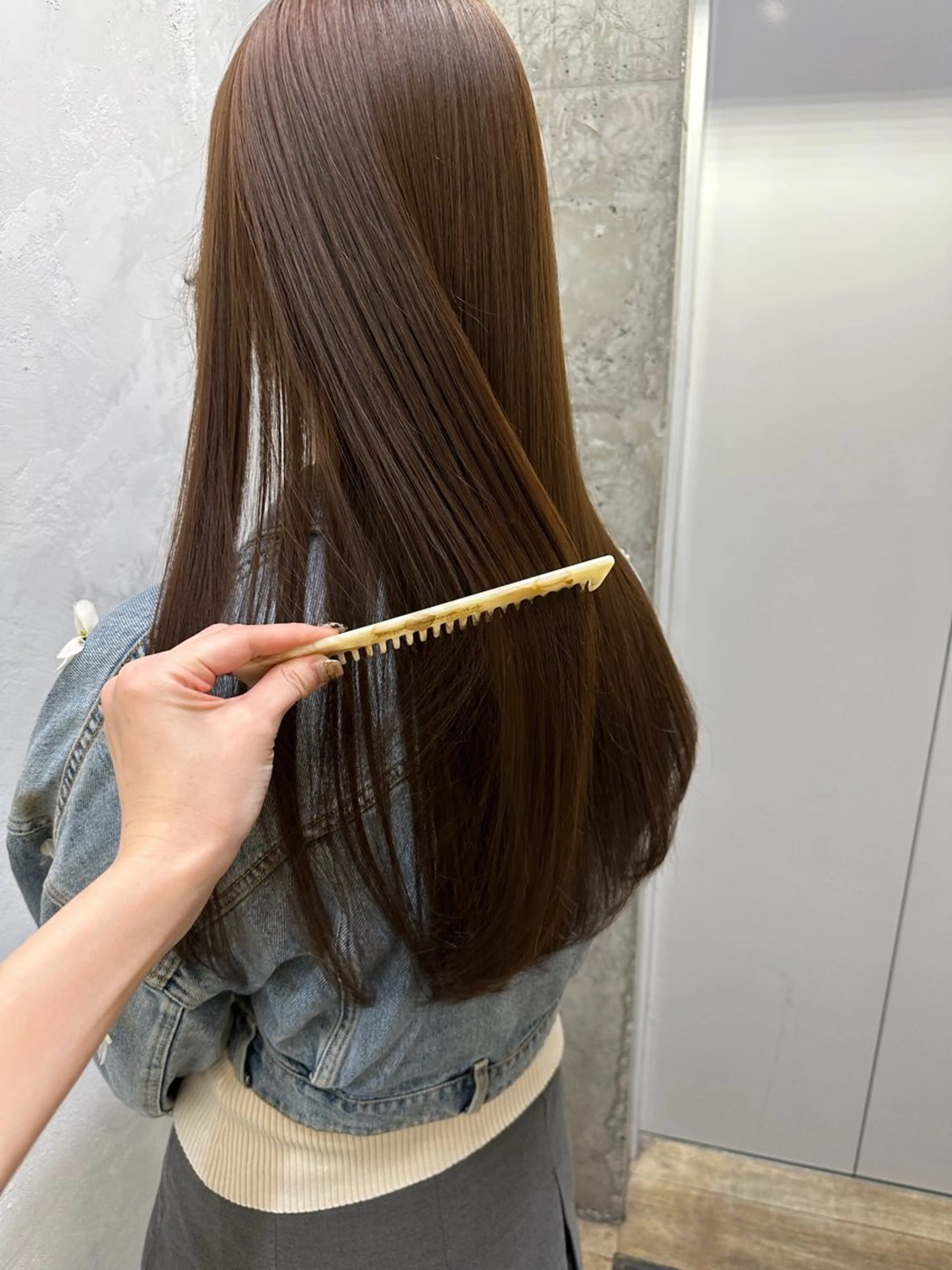 ロング カラー カット ヘアカラー トリートメント SALOWIN 二子玉川店所属・kei_____ SALOWINのヘアスタイル