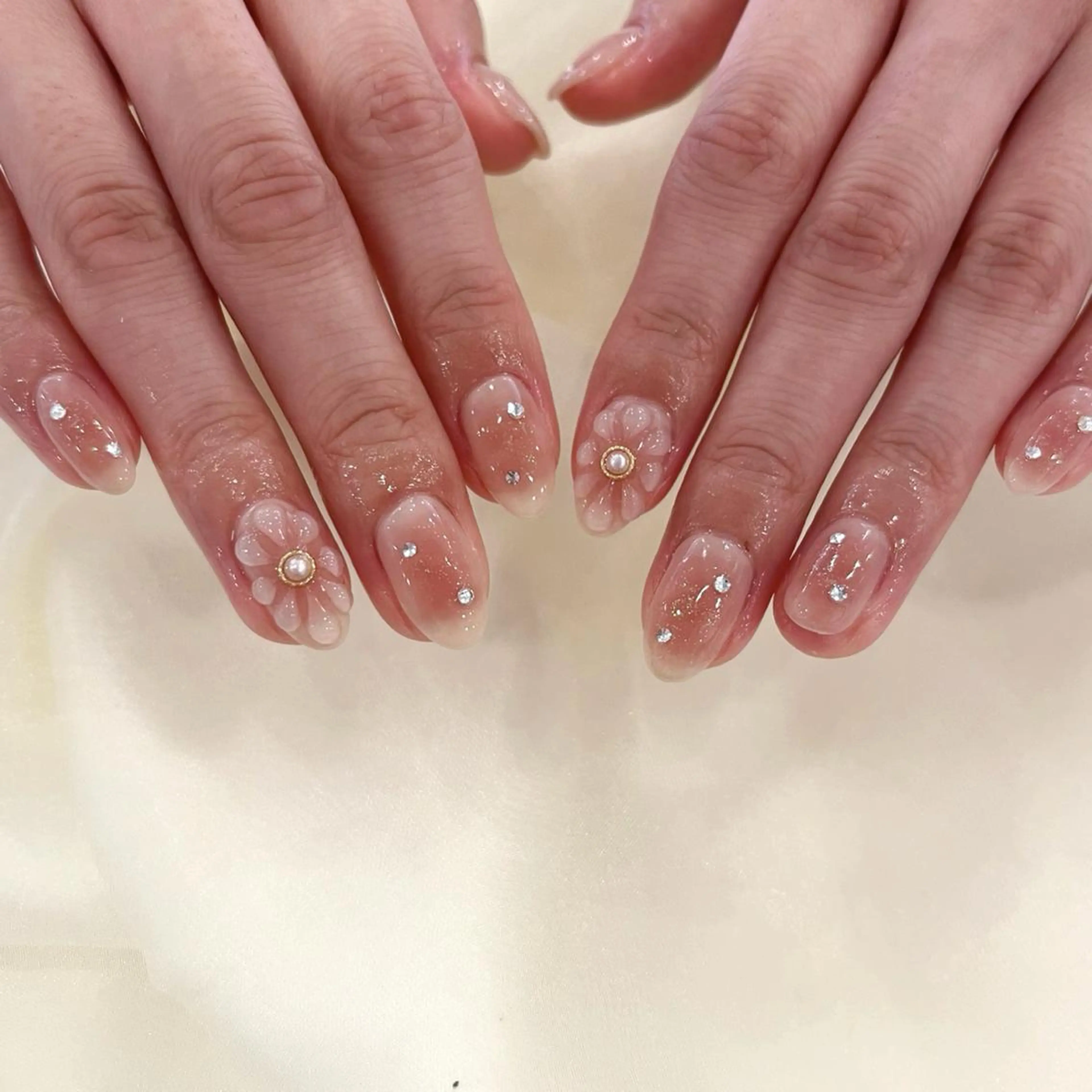 ネイル チークネイル ぷっくりネイル 坂本 望のネイルデザイン