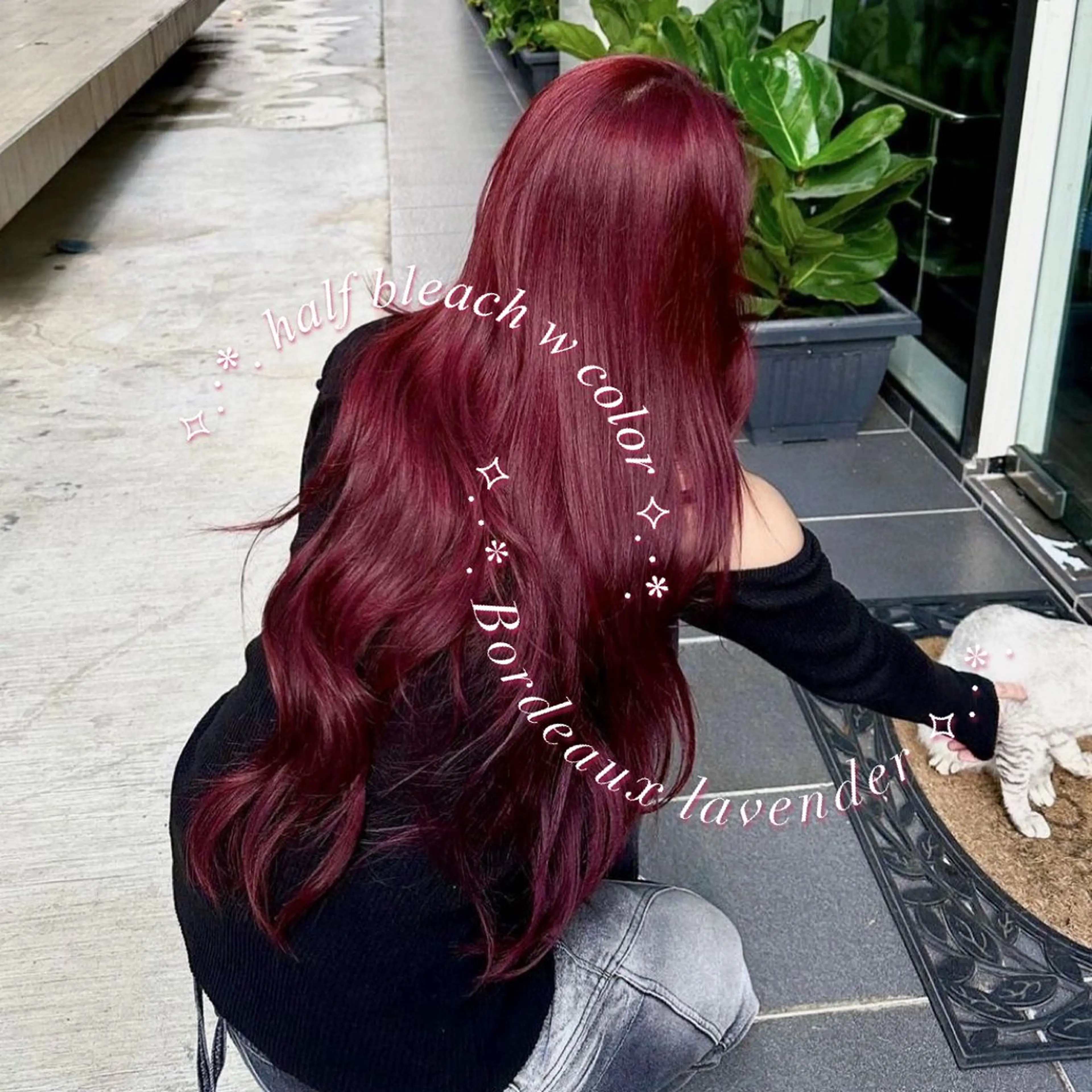 ロング パーマ ヘアカラー トリートメント ヘアセット 🎀Girly艶髪カ ラー🎀Harukaのヘアスタイル