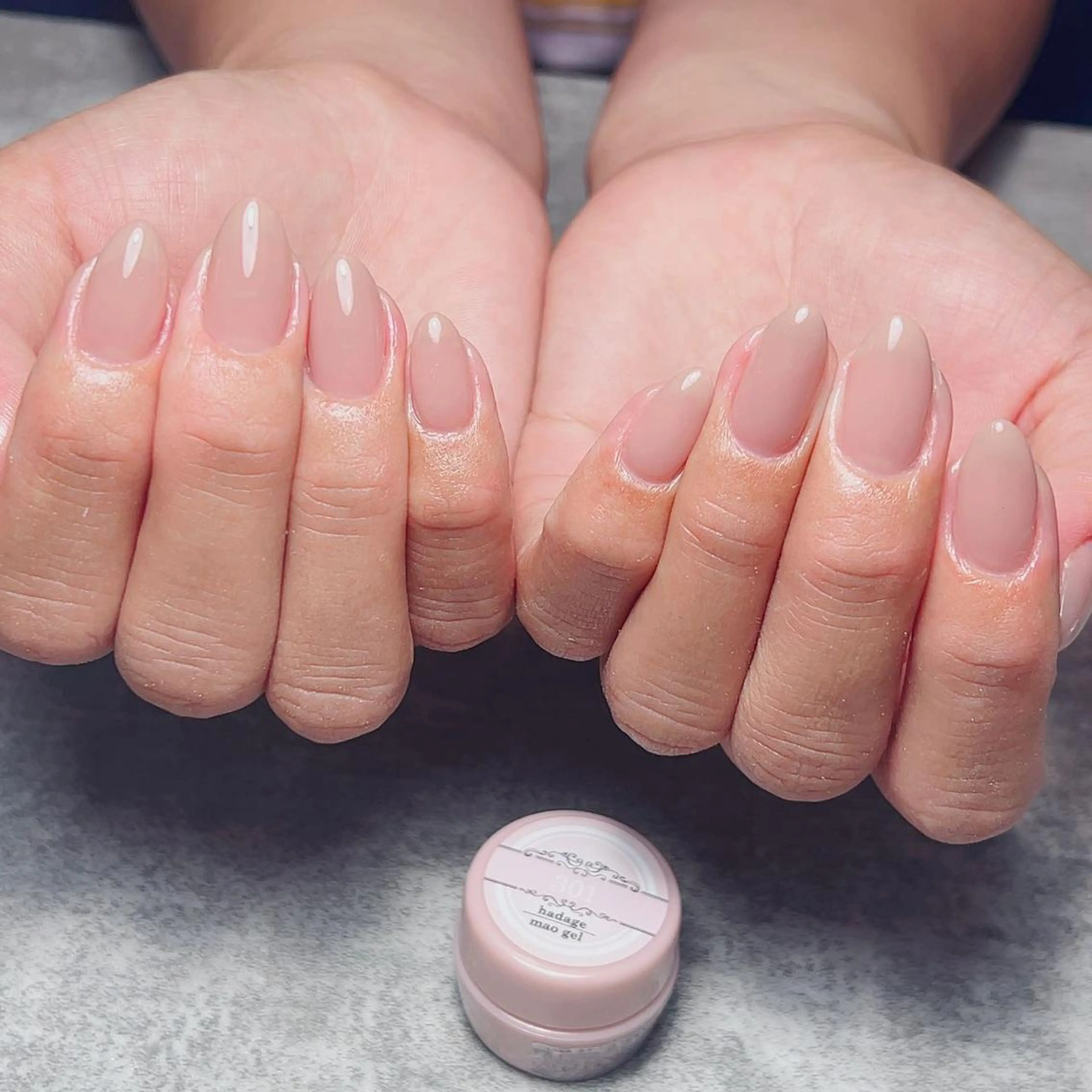 ミディアム 韓国風ヘア ハンドネイル めぐみのネイルサロン 惠のネイルデザイン