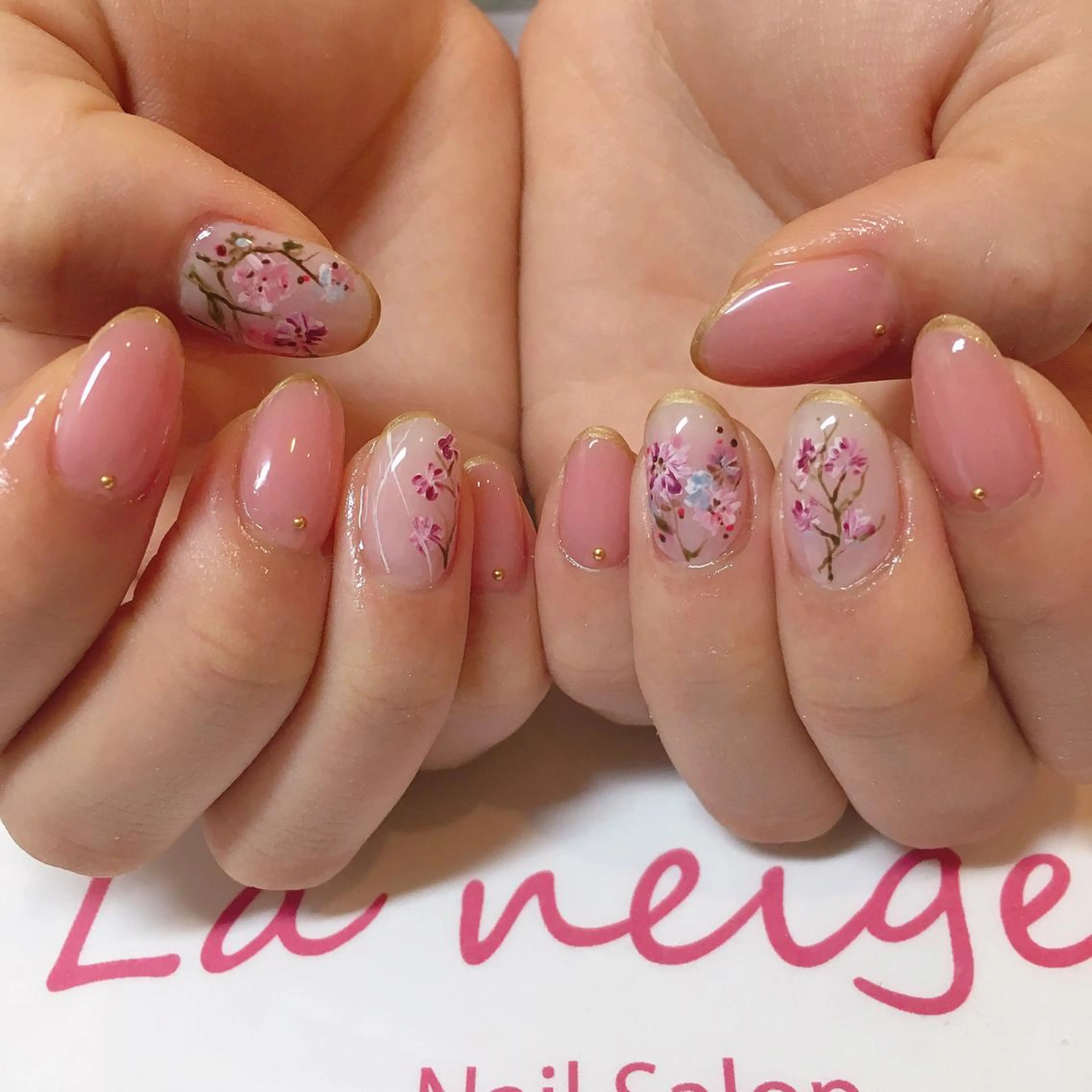 ネイル La neige* yuki 🥯🍑のネイルデザイン