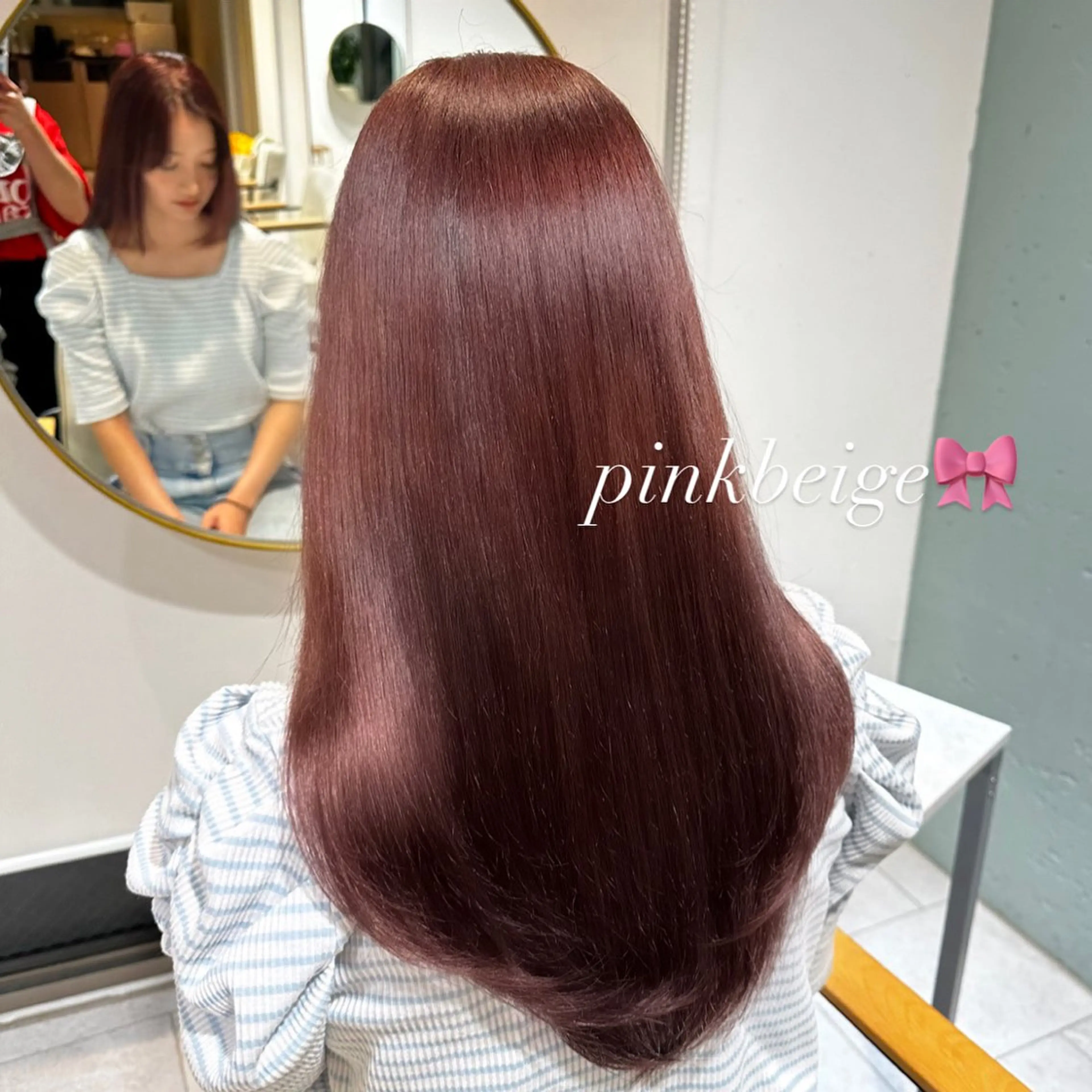 ロング カラー SALOWIN所属・ブリーチ 縮毛矯正/ 艶髪/COCONAのヘアスタイル