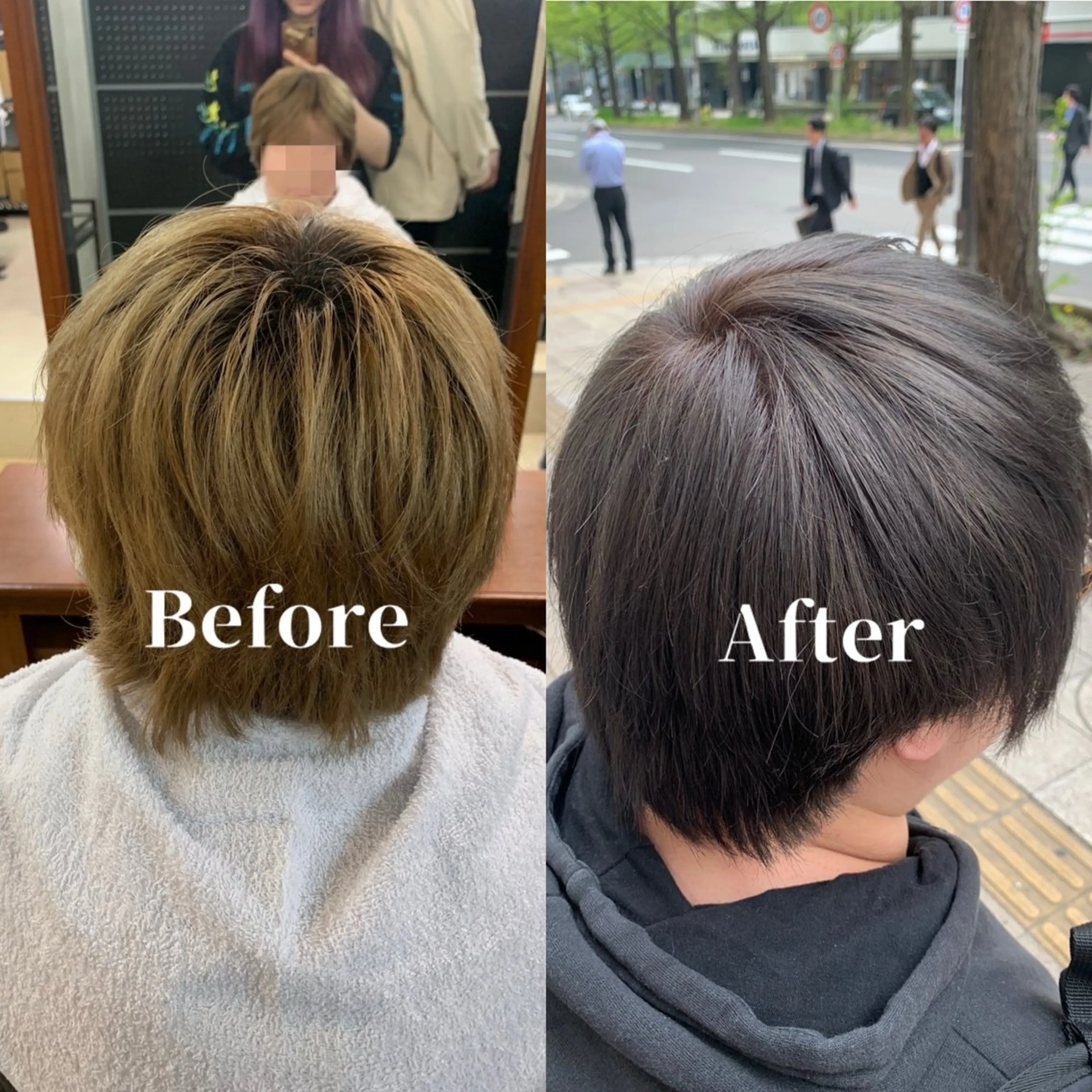 カラー ブリーチ feel.a / KOKONAのマツエク・マツパデザイン