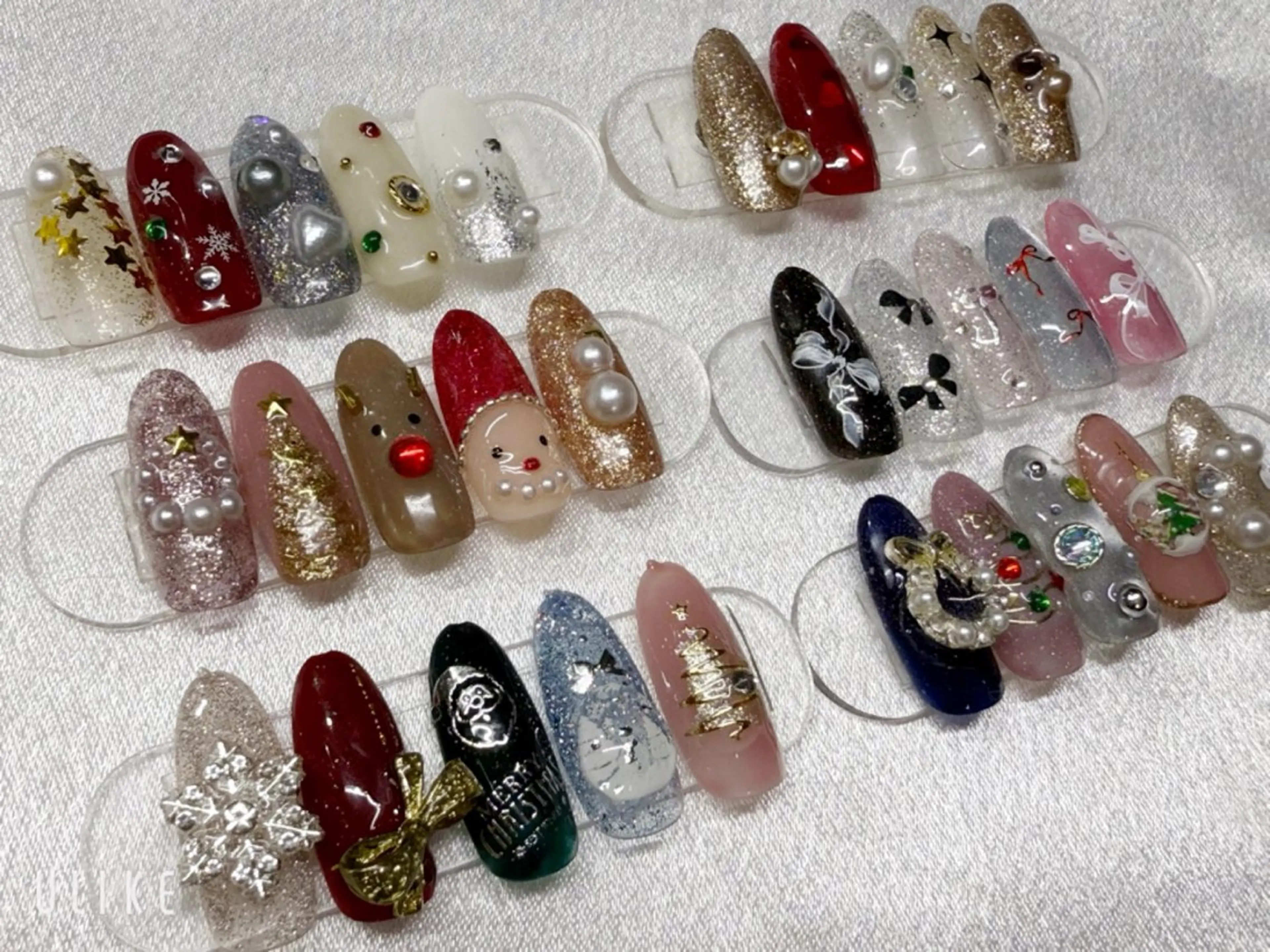 オフ込み★クリスマスアート２本＆2カラーコースの写真