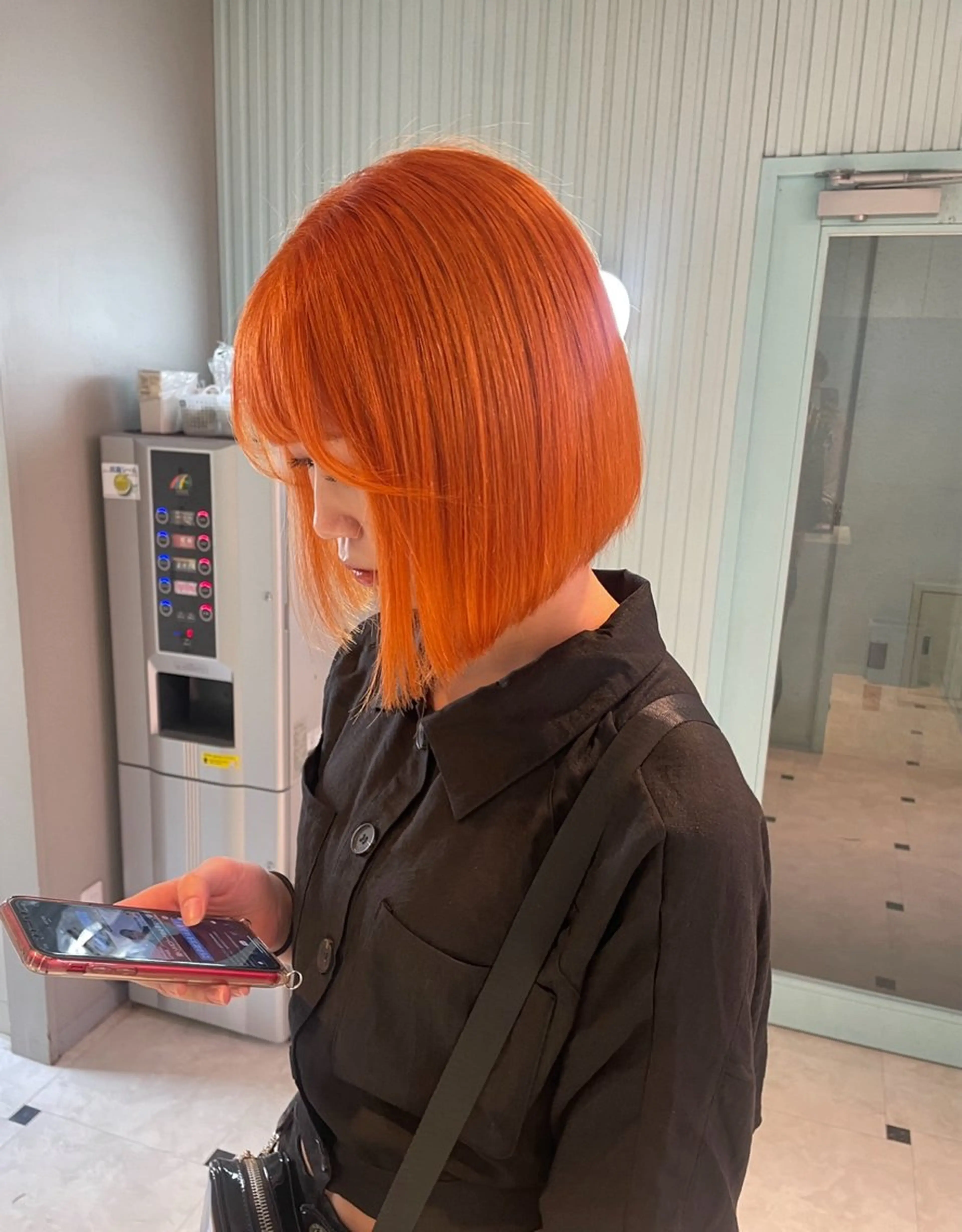 ミディアム ヘアカラー サロウィン新宿三丁目East所属・💕冬モテ×上品色気 モテヘア💕山田航介のヘアスタイル