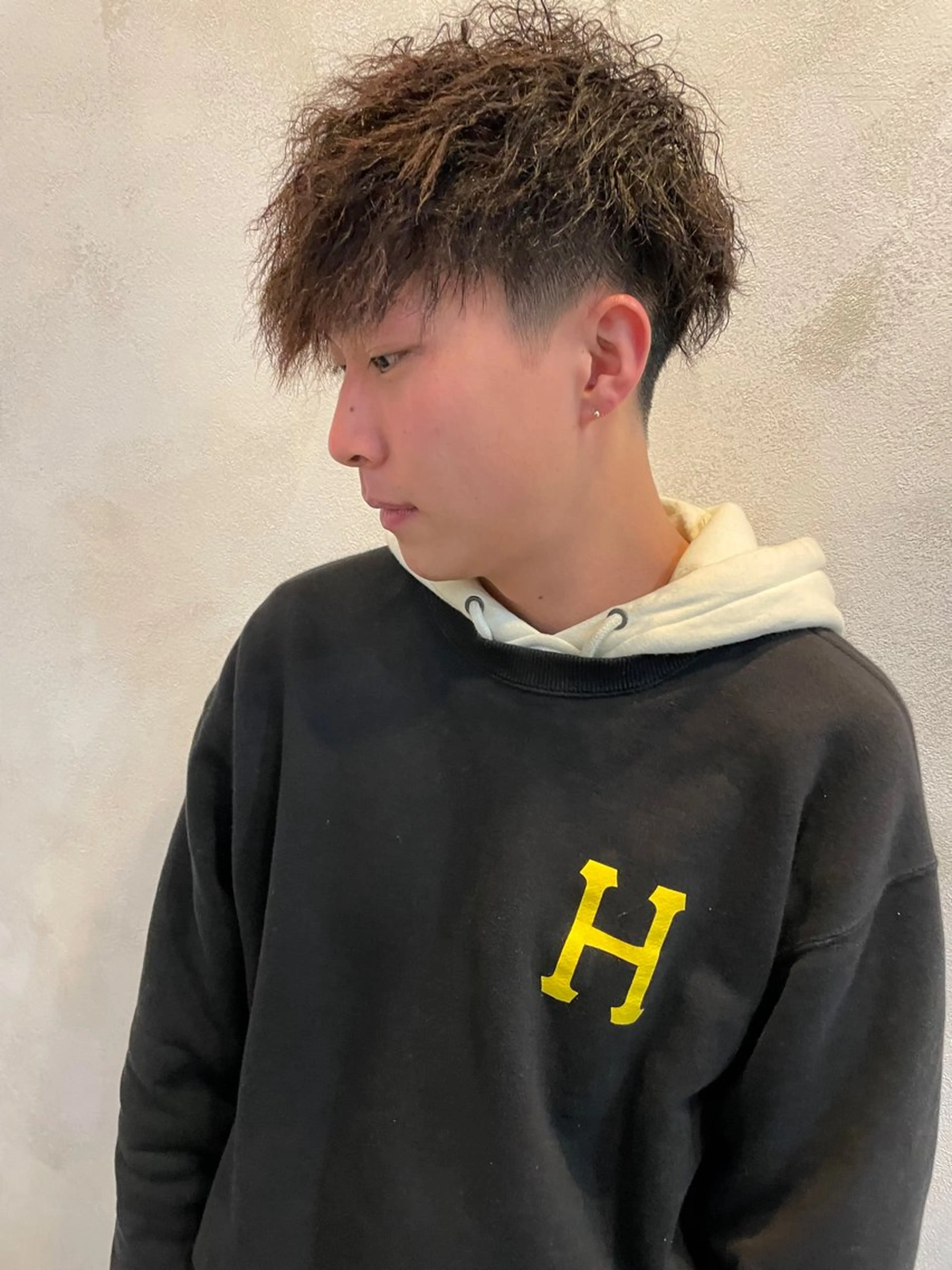 ショート パーマ メンズ パーマ特化 motooのヘアスタイル