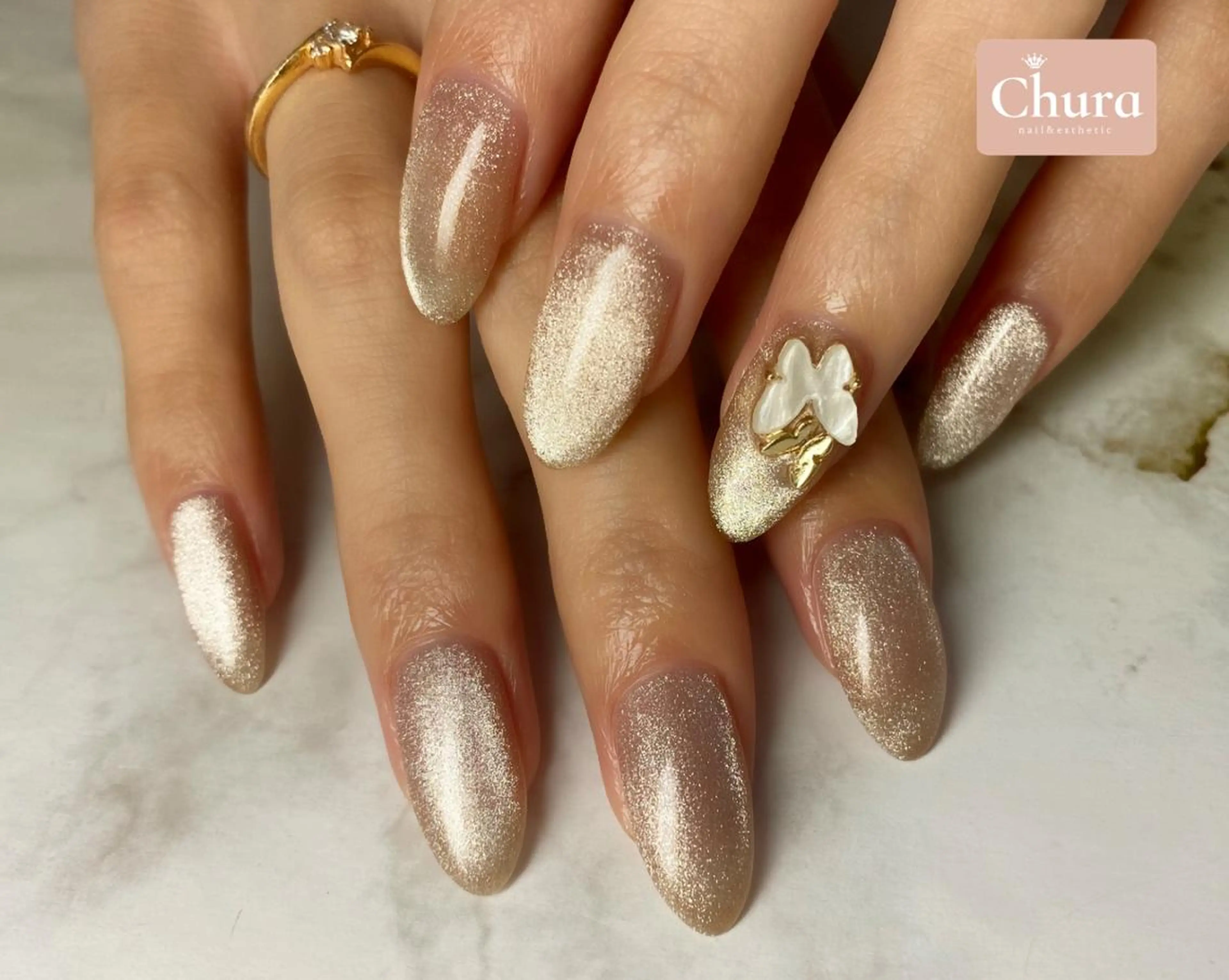 ネイル マグネットネイル 持ち込み ワンカラーネイル ハンドネイル chura刈谷店☆ Ｎａｉｌのネイルデザイン