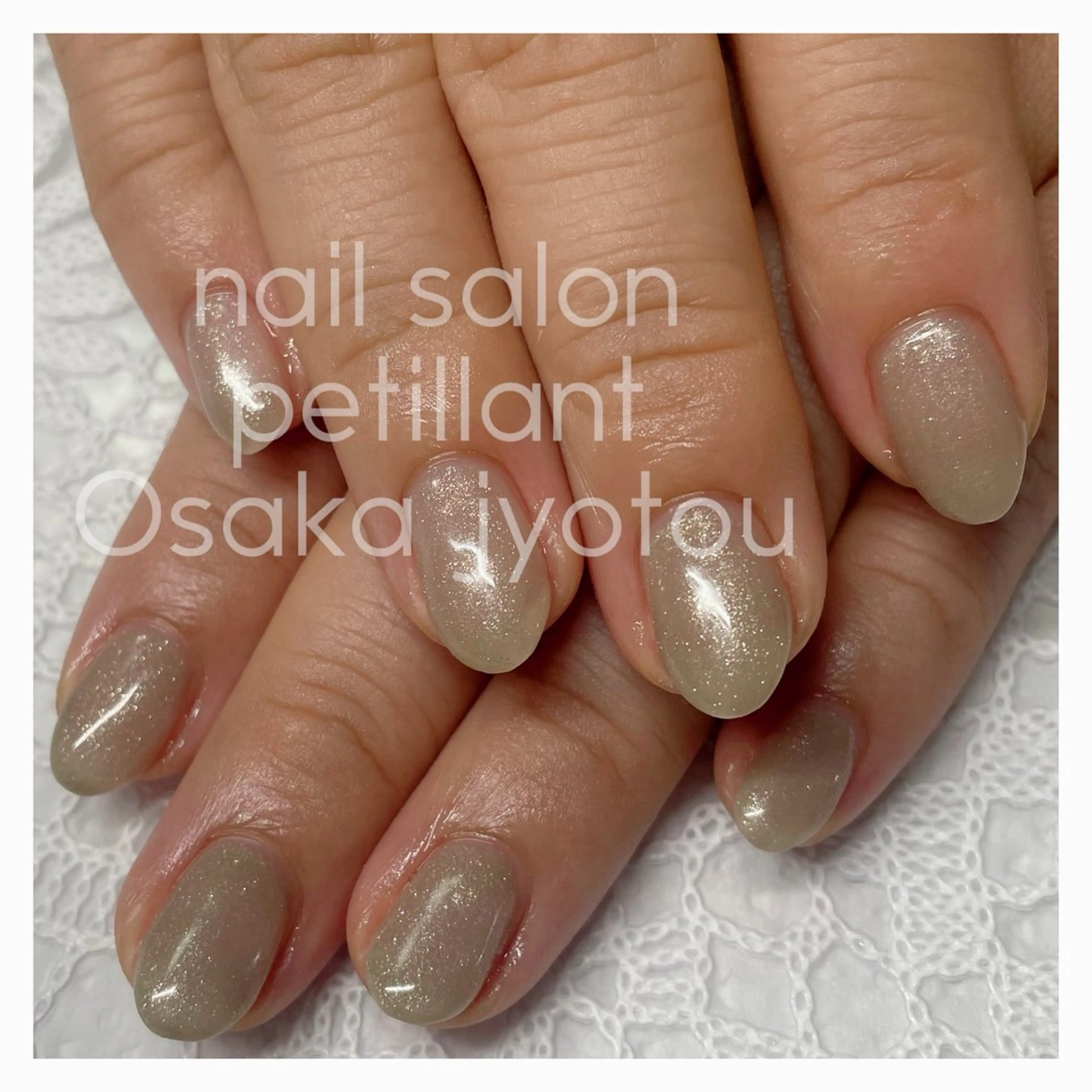 ネイル アートネイル クリアネイル ラメ(グリッター) ワンカラーネイル シンプルネイル petillant所属・nail salon petillantのネイルデザイン