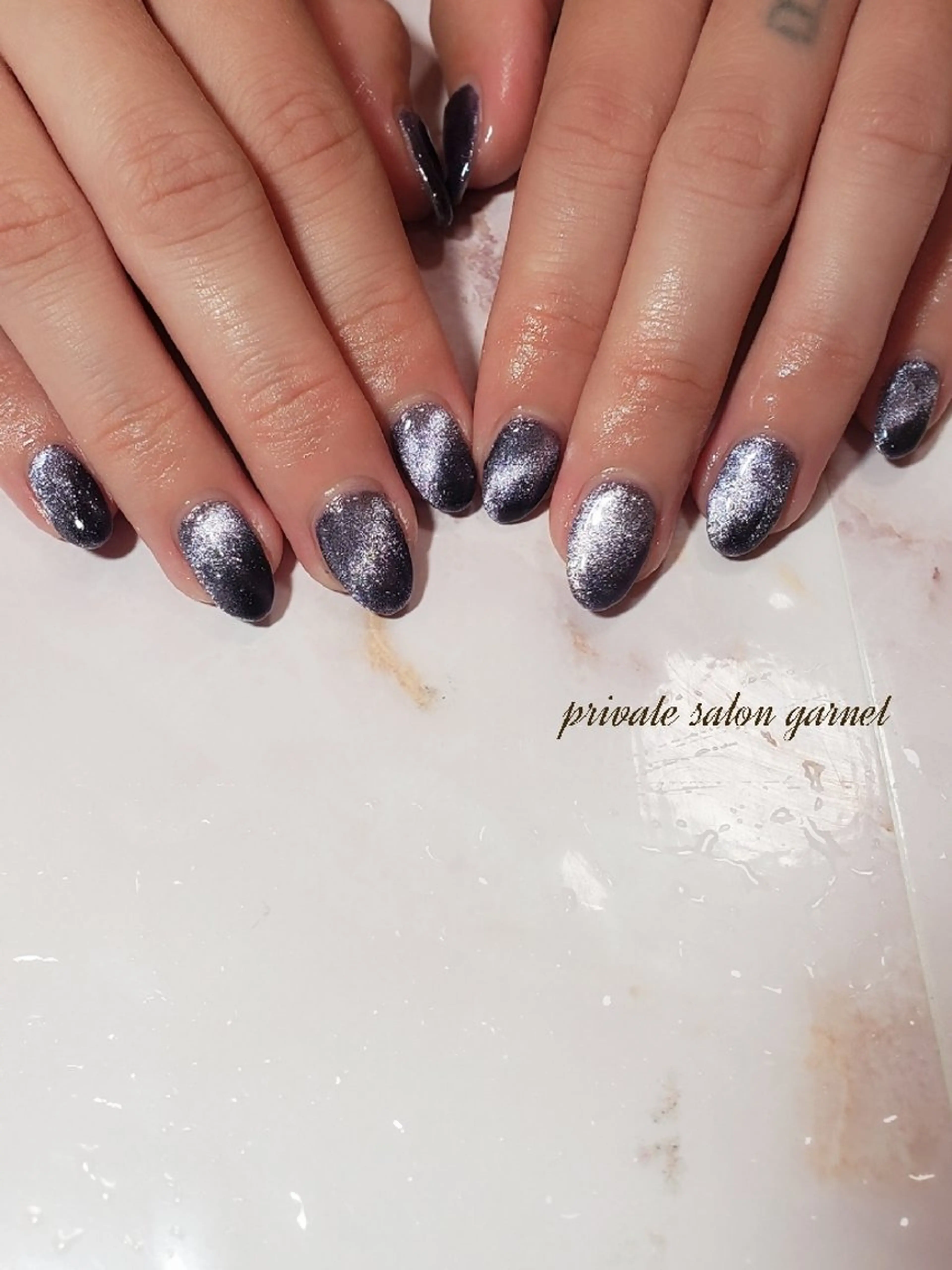 ネイル マグネットネイル ハンドネイル Garnet nailのネイルデザイン