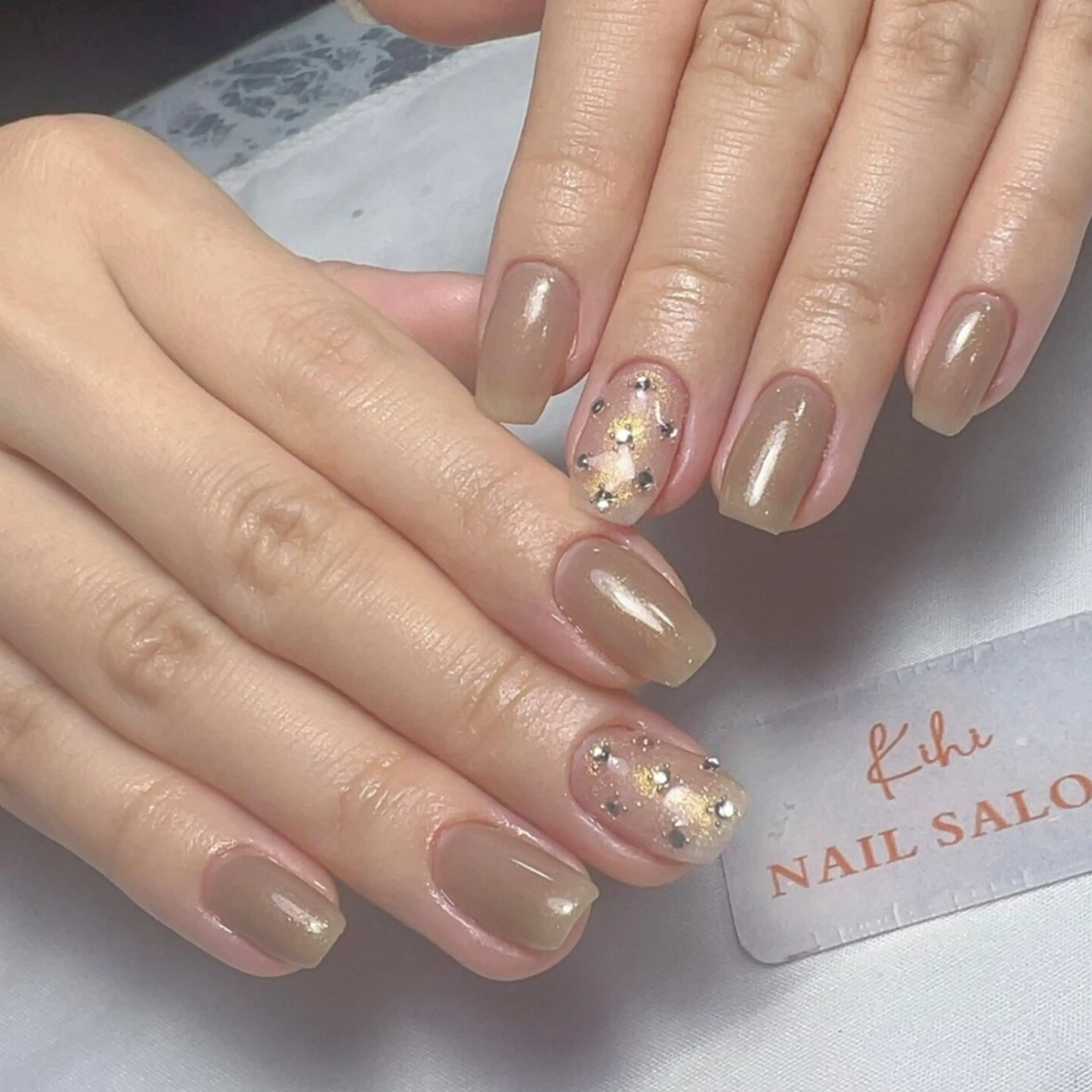 ネイル アートネイル フレンチネイル ジェルネイル グラデーション 韓国ネイル 久保田 マリコのネイルデザイン