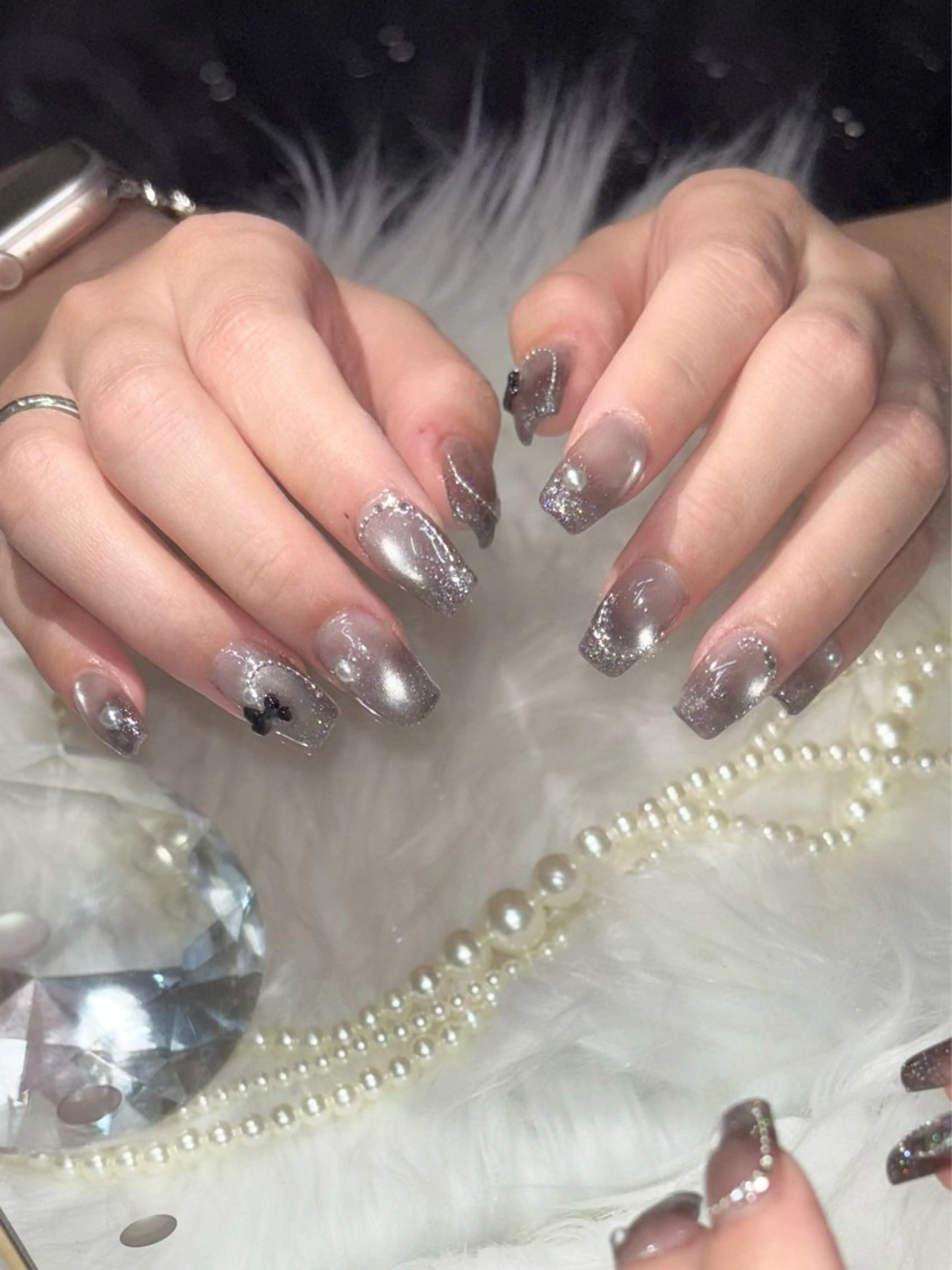 ネイル アートネイル 長さ出し ハンドネイル toyvenail kotone 川越のネイルデザイン