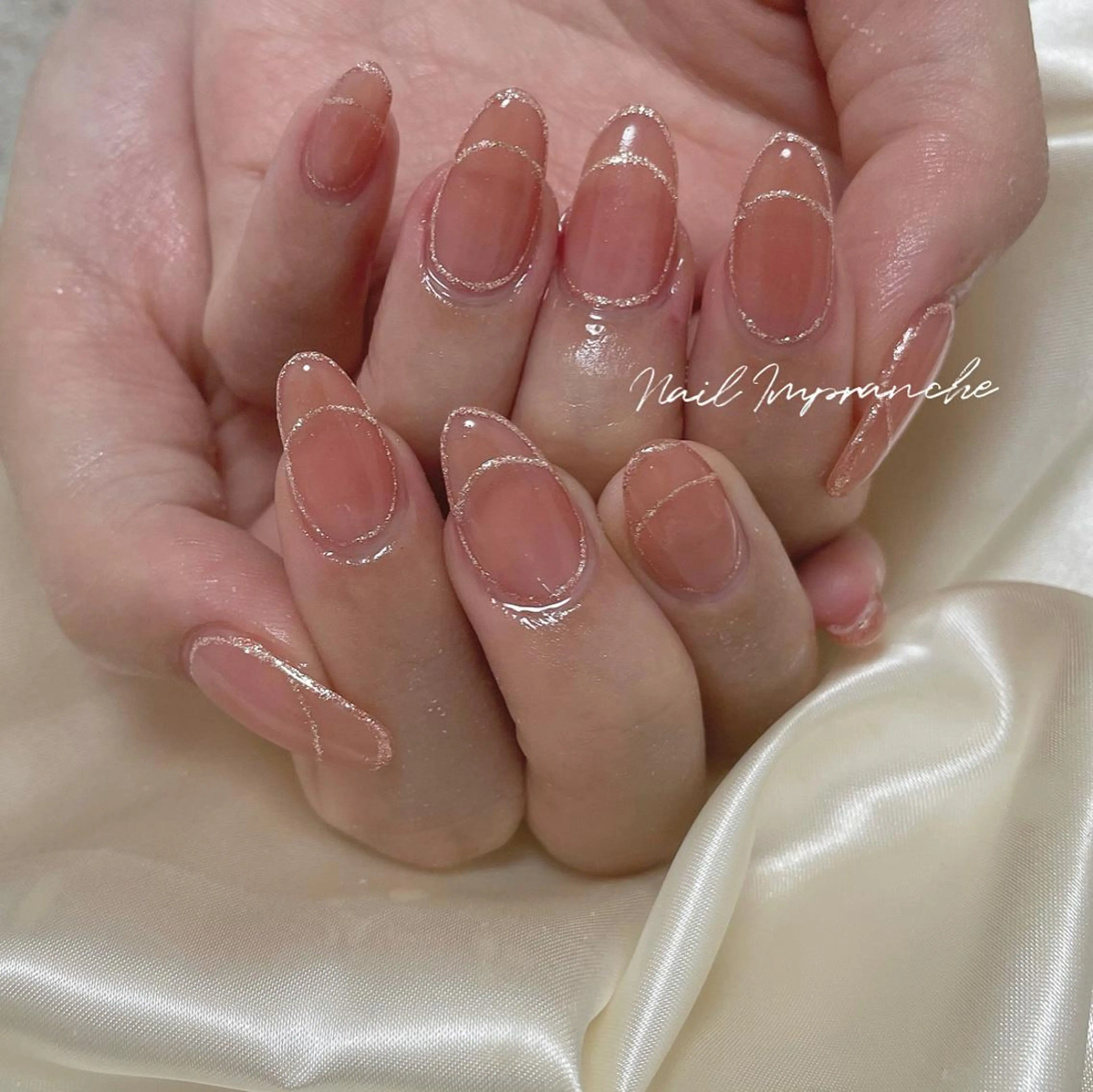 ロング カラー ネイル マツエク・マツパ フレンチネイル ハンドネイル 松井 亜由美のネイルデザイン