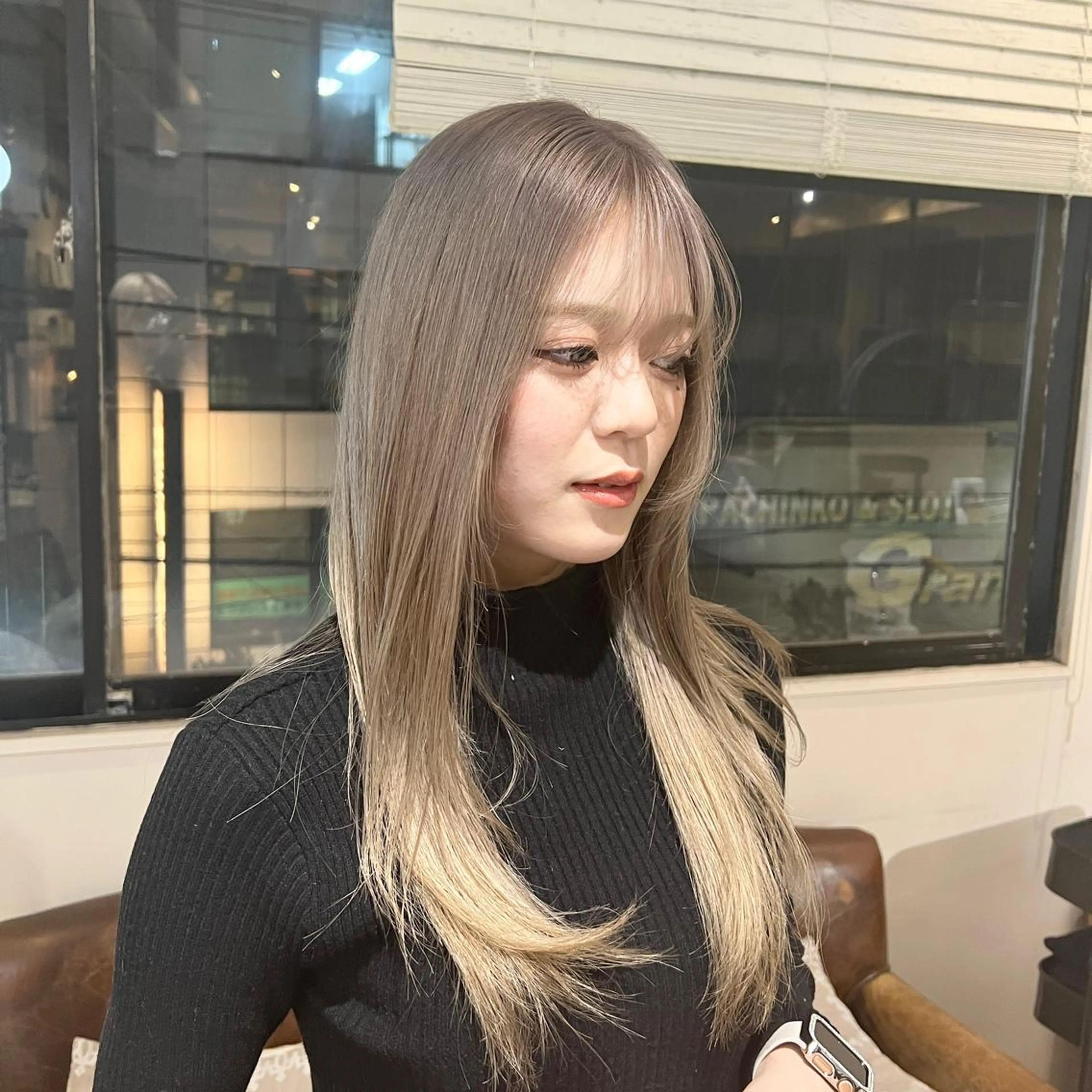 セミロング カラー カット トリートメント IVY所属・髪質改善/韓国ヘア 顔まわり特化yutoのヘアスタイル