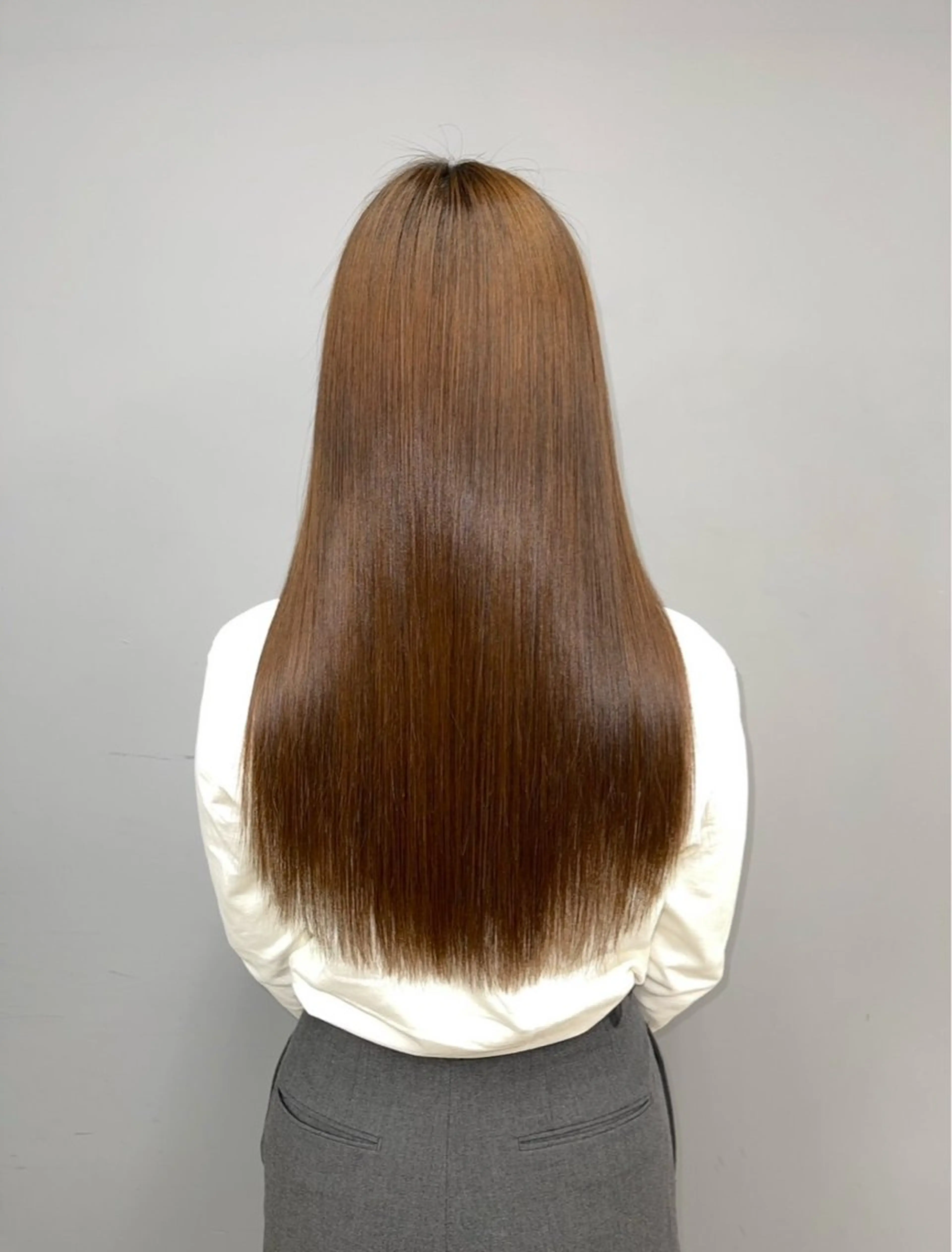 ロング カラー ブラウンカラー ロング ヘアカラー トリートメント 髪質改善Acero. shoyaのヘアスタイル