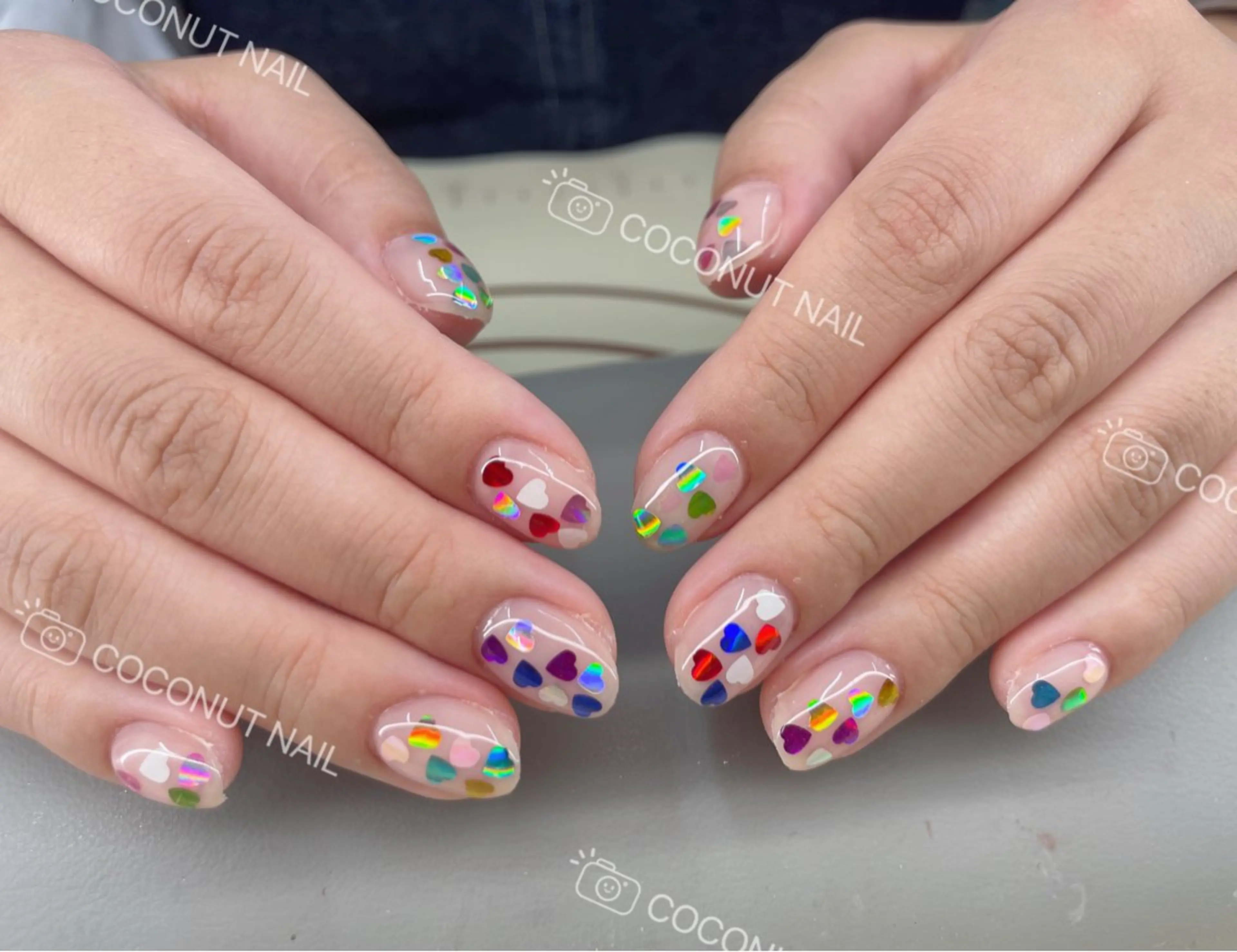 ネイル ハンドネイル 神田 ココナッツのネイルデザイン