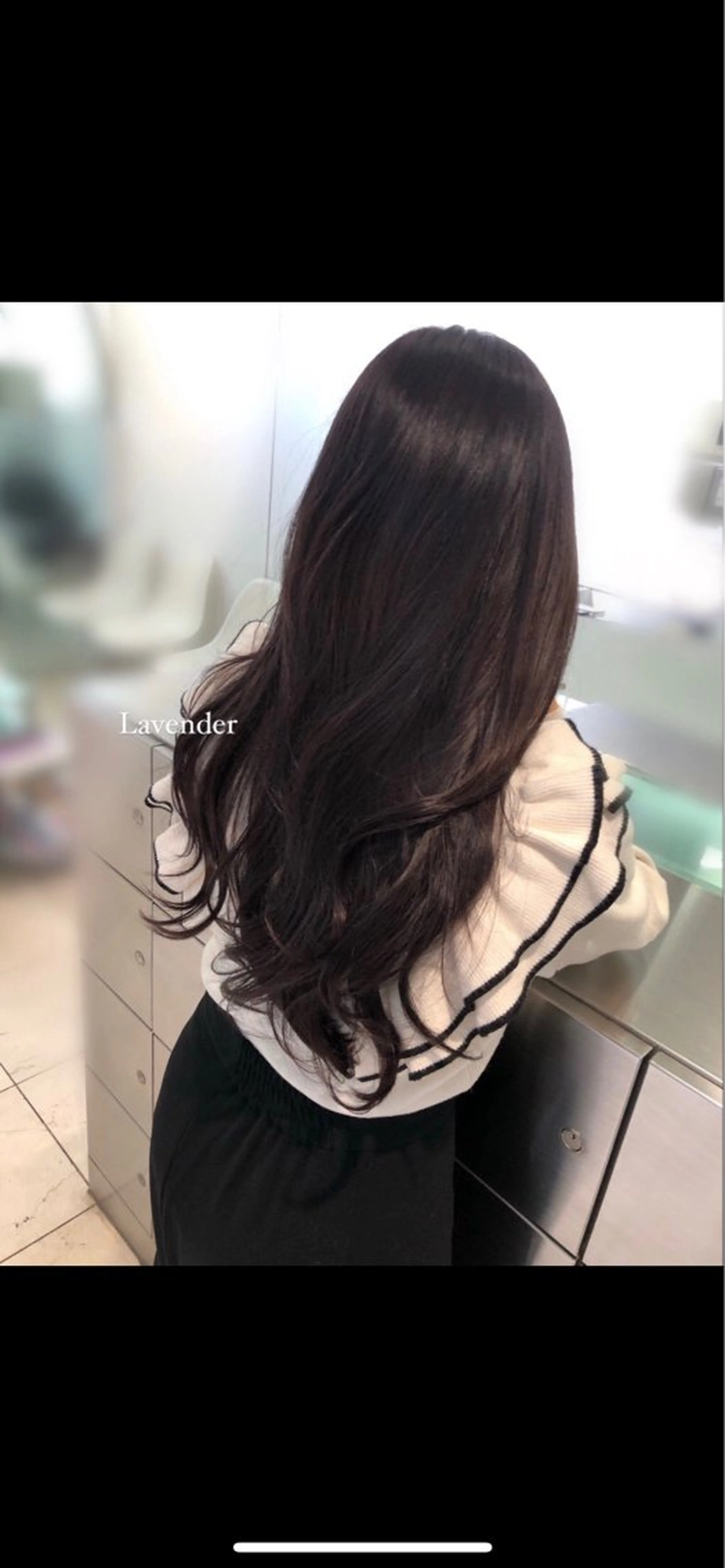 ロング カラー ラベンダーカラー ヘアカラー Lond  vallee 渋谷店所属・髪質改善/縮毛矯正 /艶カラー/瑞月🌙のヘアスタイル