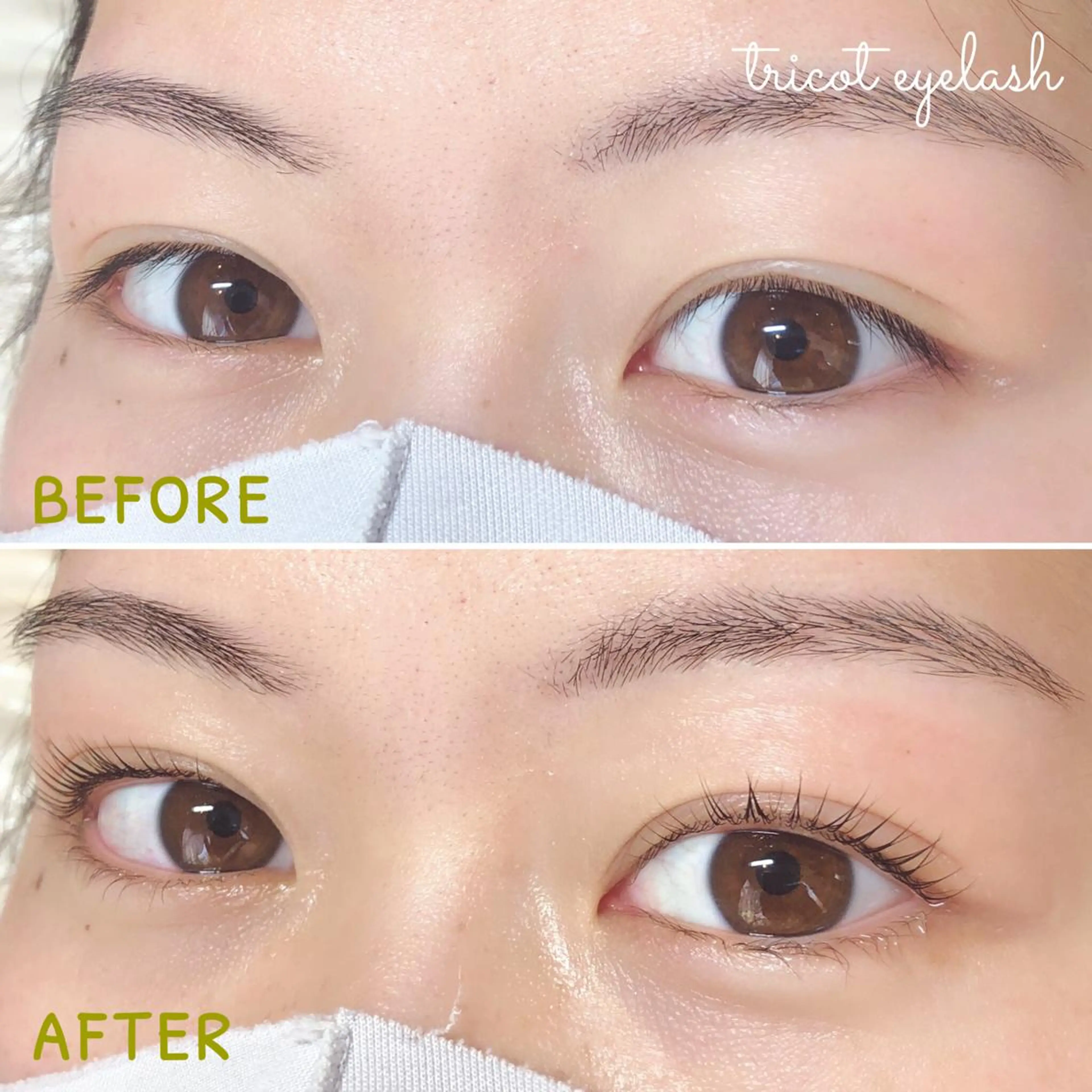 マツエク・マツパ パリジェンヌラッシュリフト tricot 藤元のマツエク・マツパデザイン