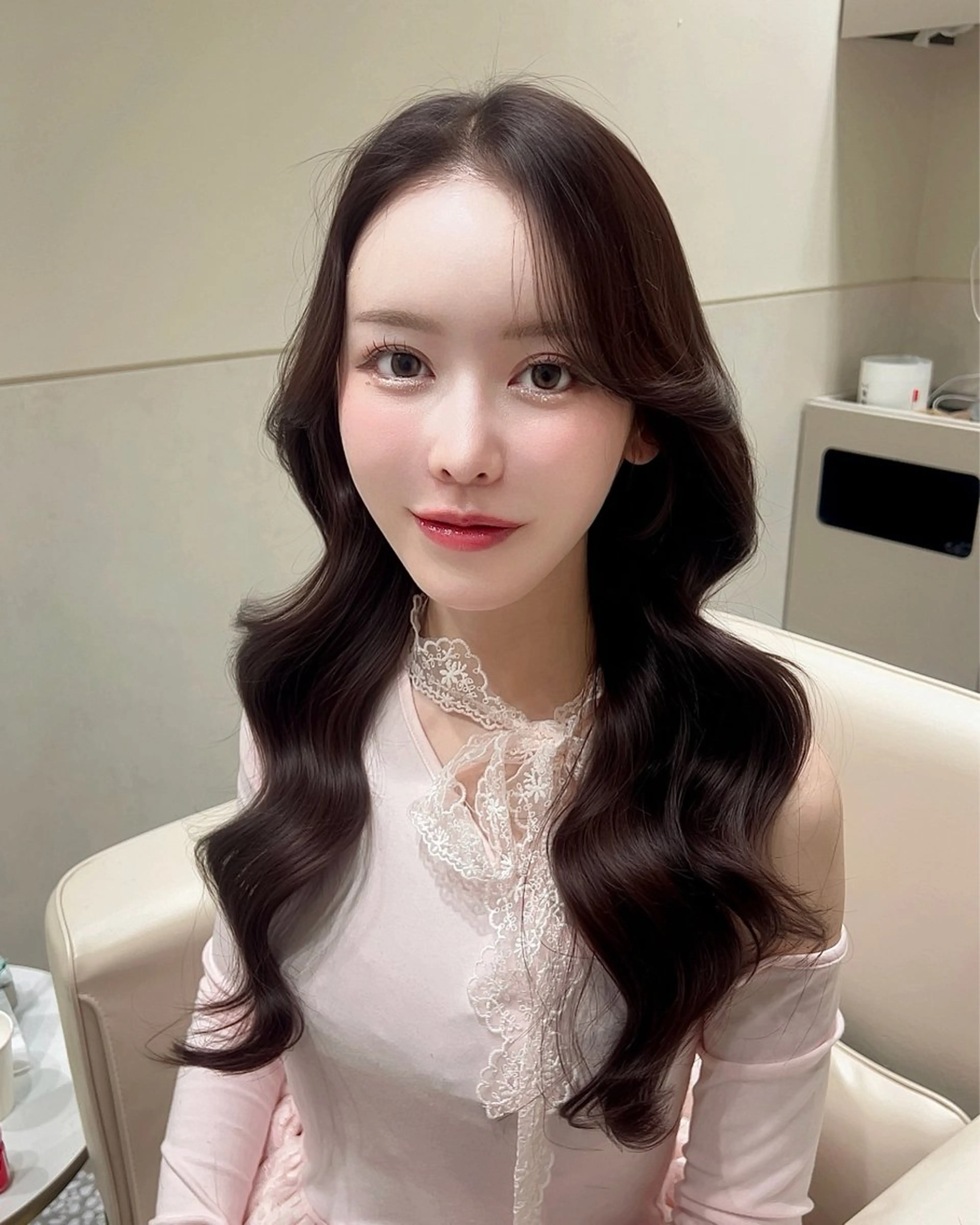 ロング カラー カット ヘアカラー トリートメント SALOWIN銀座一丁目suite店所属・🩷韓国ヘア/ヨシン モリ🩷Maikaのヘアスタイル