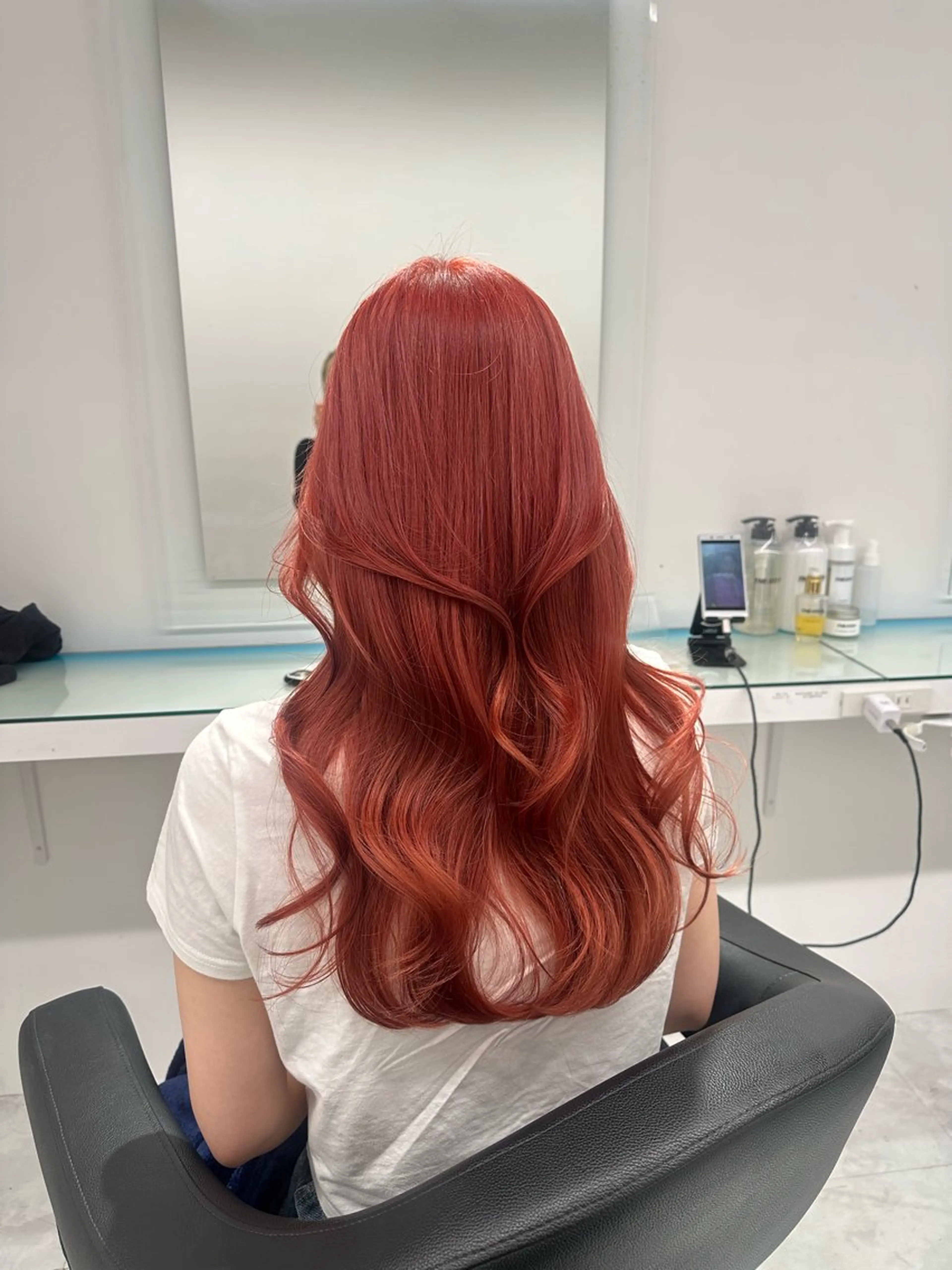 ロング カラー ヘアカラー トリートメント ヘッドスパ ヘアセット ❄最強かわいいカラー ❄️MINA❄️のヘアスタイル