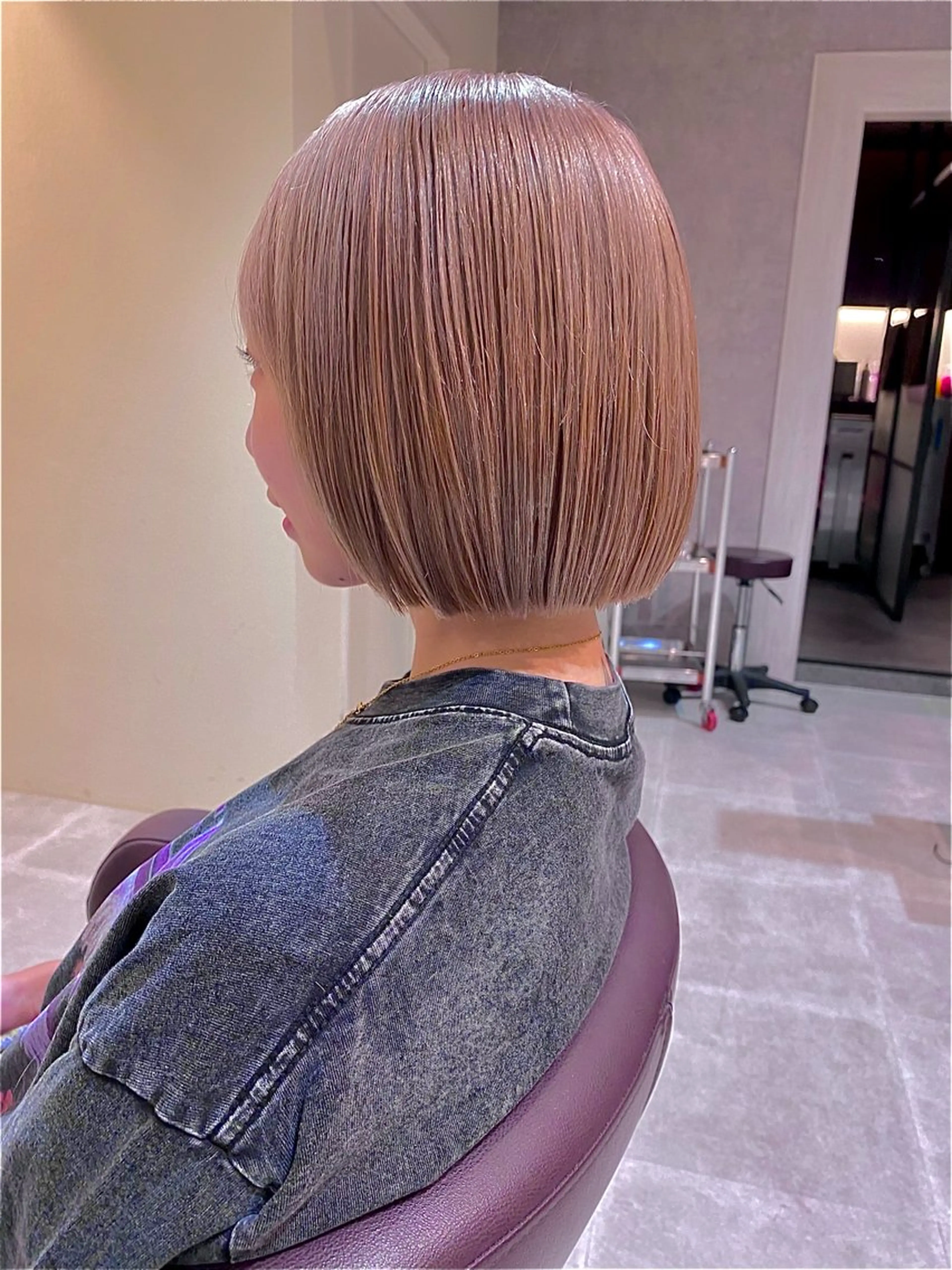 ショート カラー ハイトーンカラー ボブ hairdressing salon mulum所属・代表Masa 久屋大通駅30秒のヘアスタイル