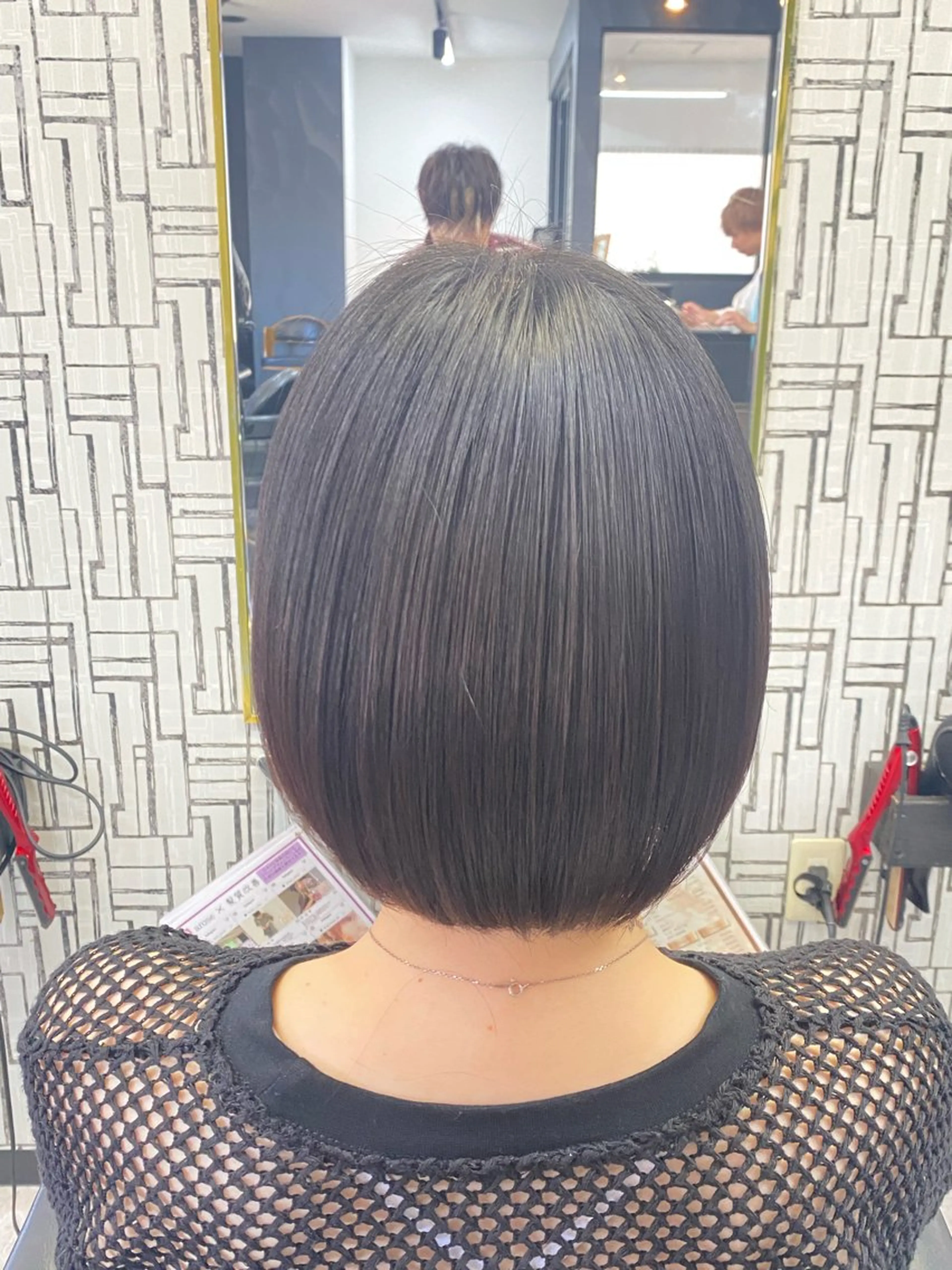 ショート 縮毛矯正 池田 亮雅のヘアスタイル