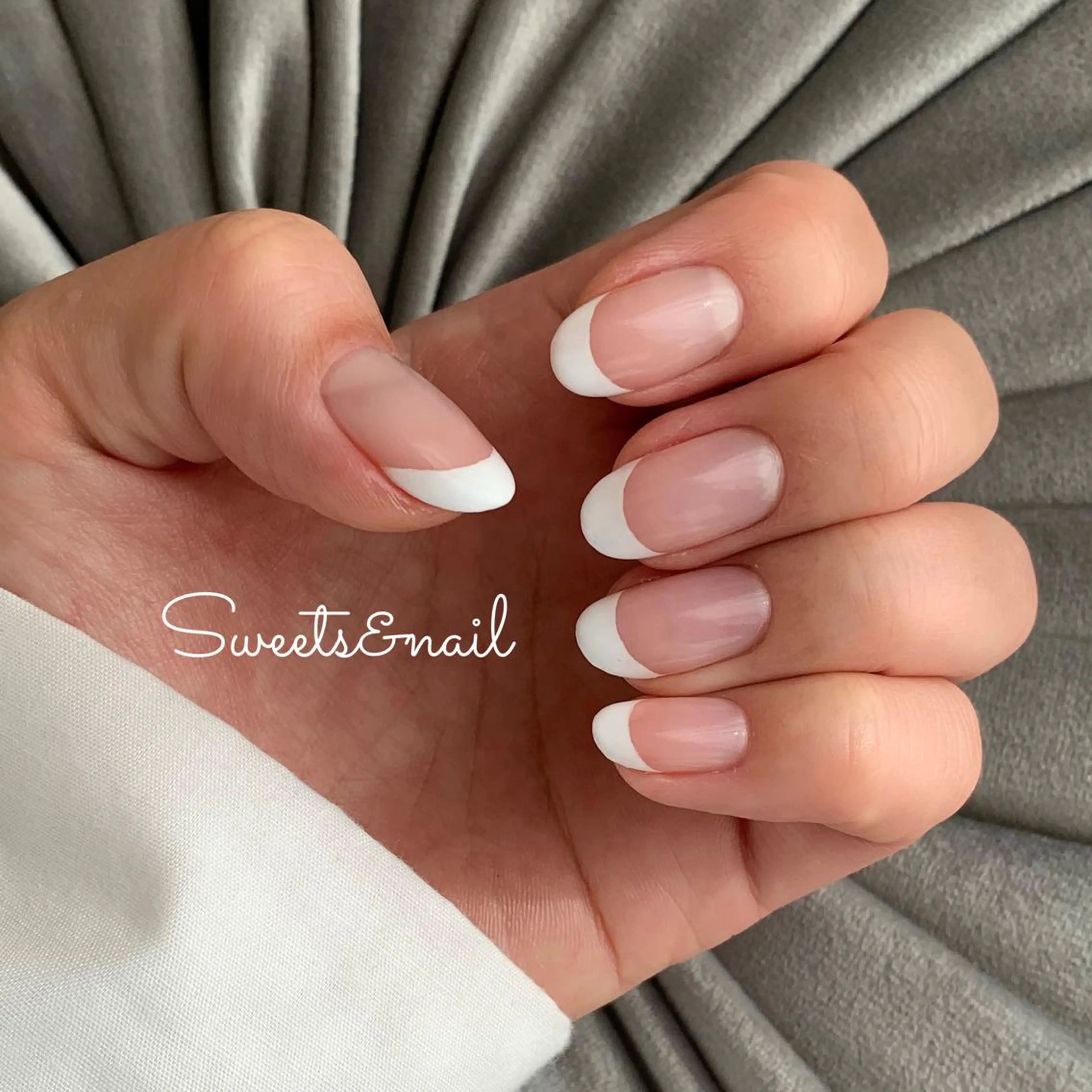 ネイル フレンチネイル Sweets& nail みなこのネイルデザイン