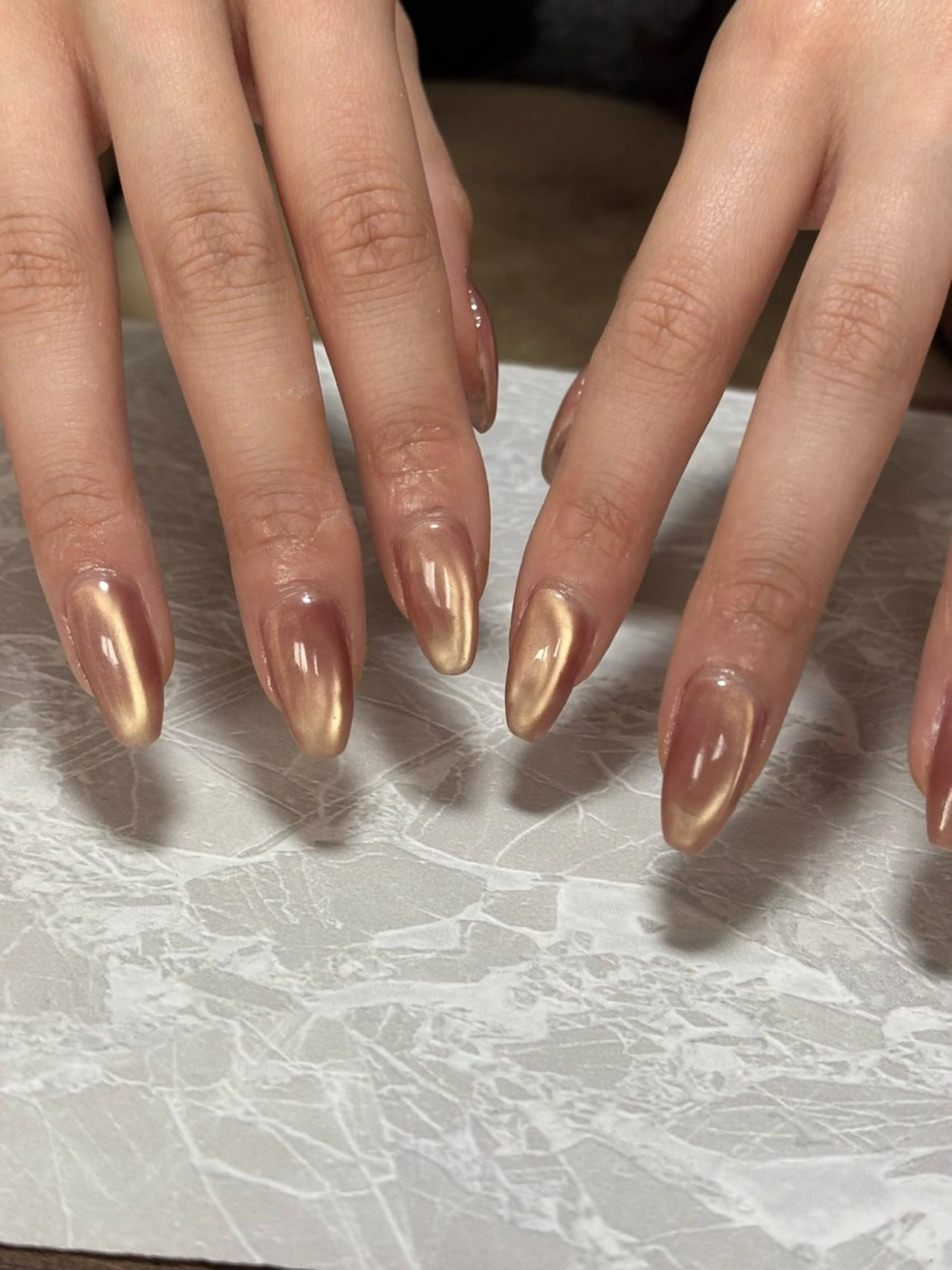 ネイル マグネットネイル ハンドネイル 茂野 恵のネイルデザイン