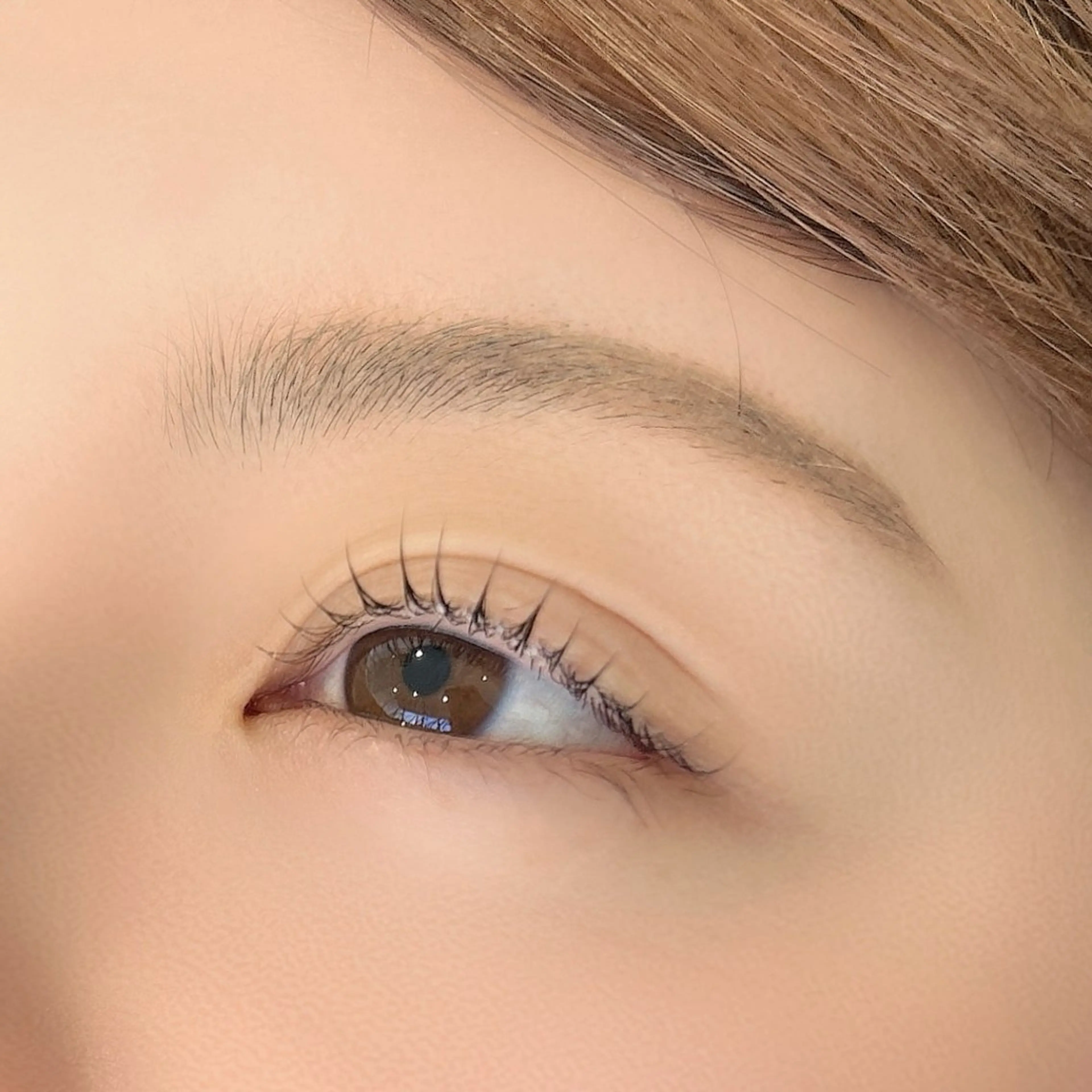 マツエク・マツパ 束感まつ毛 韓国風マツエク 一重×まつ毛パーマ 髪質改善/ボブ/暖色 /𝙨𝙤𝙧𝙖のヘアスタイル