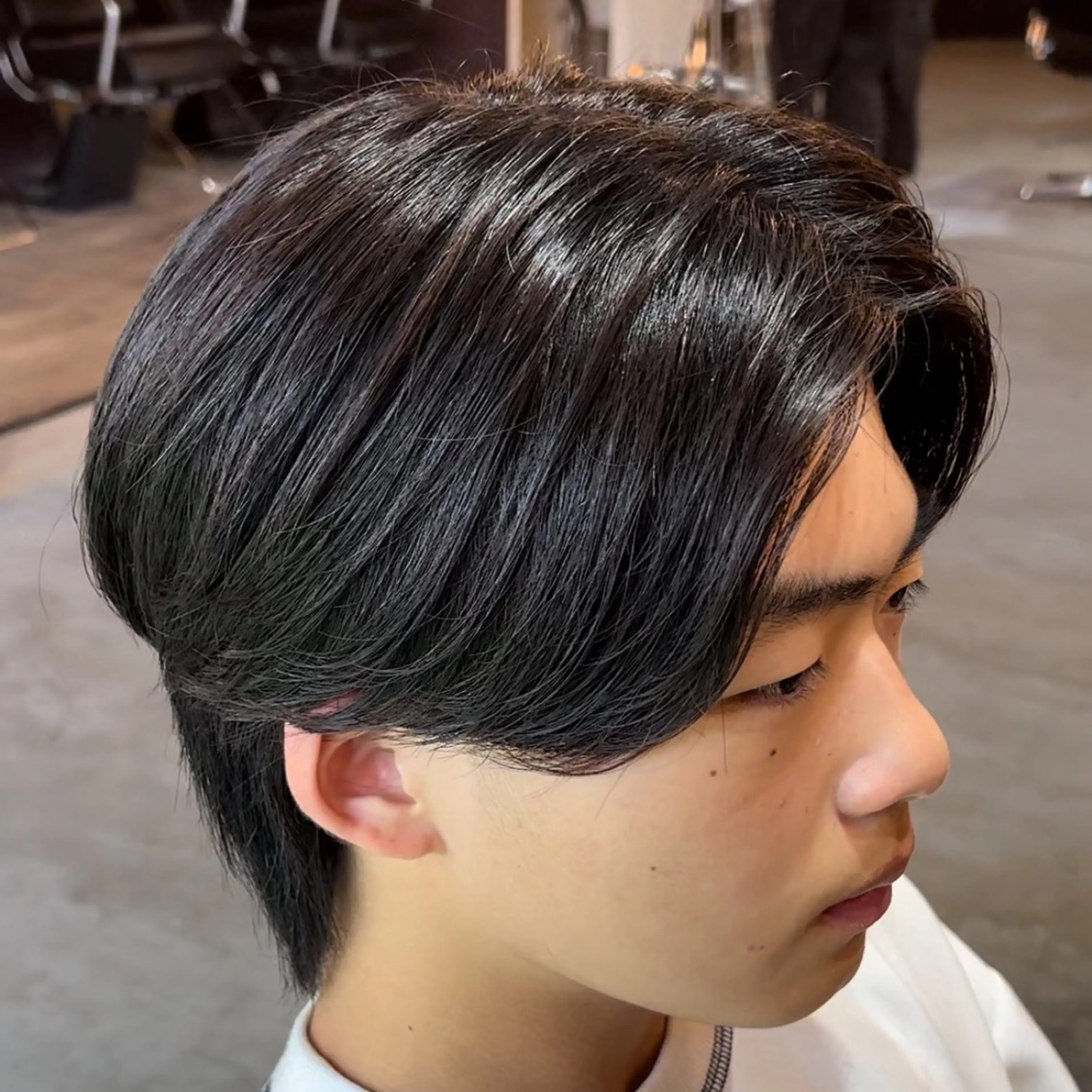 ミディアム ミディアムパーマ くせ毛 縮毛矯正 👑曲がる縮毛矯正 /パーマ👑ショウのヘアスタイル