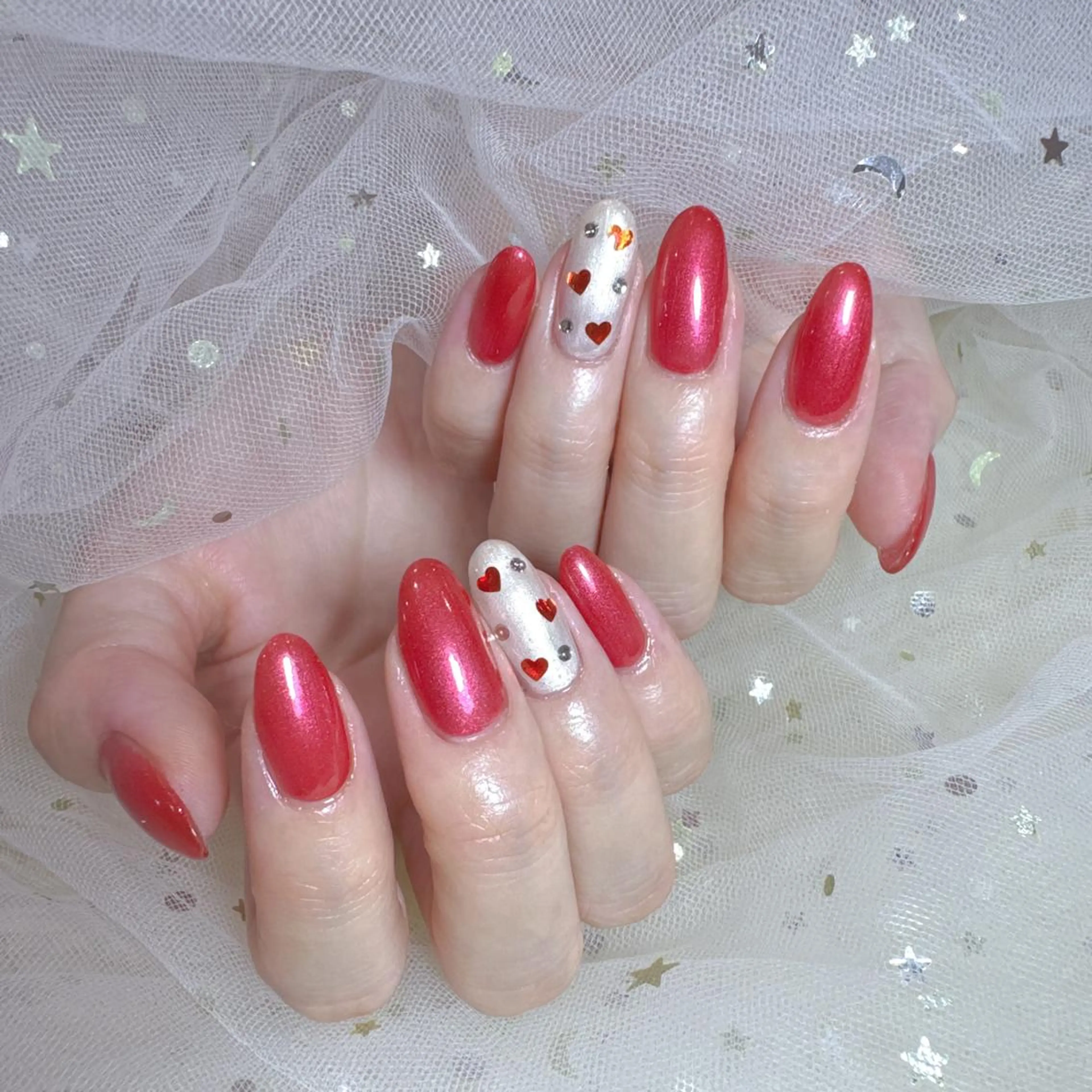 ネイル アートネイル フラッシュネイル ジェルネイル 氷ネイル・うるうるネイル キラキラネイル M2 BEAUTY リュウのネイルデザイン