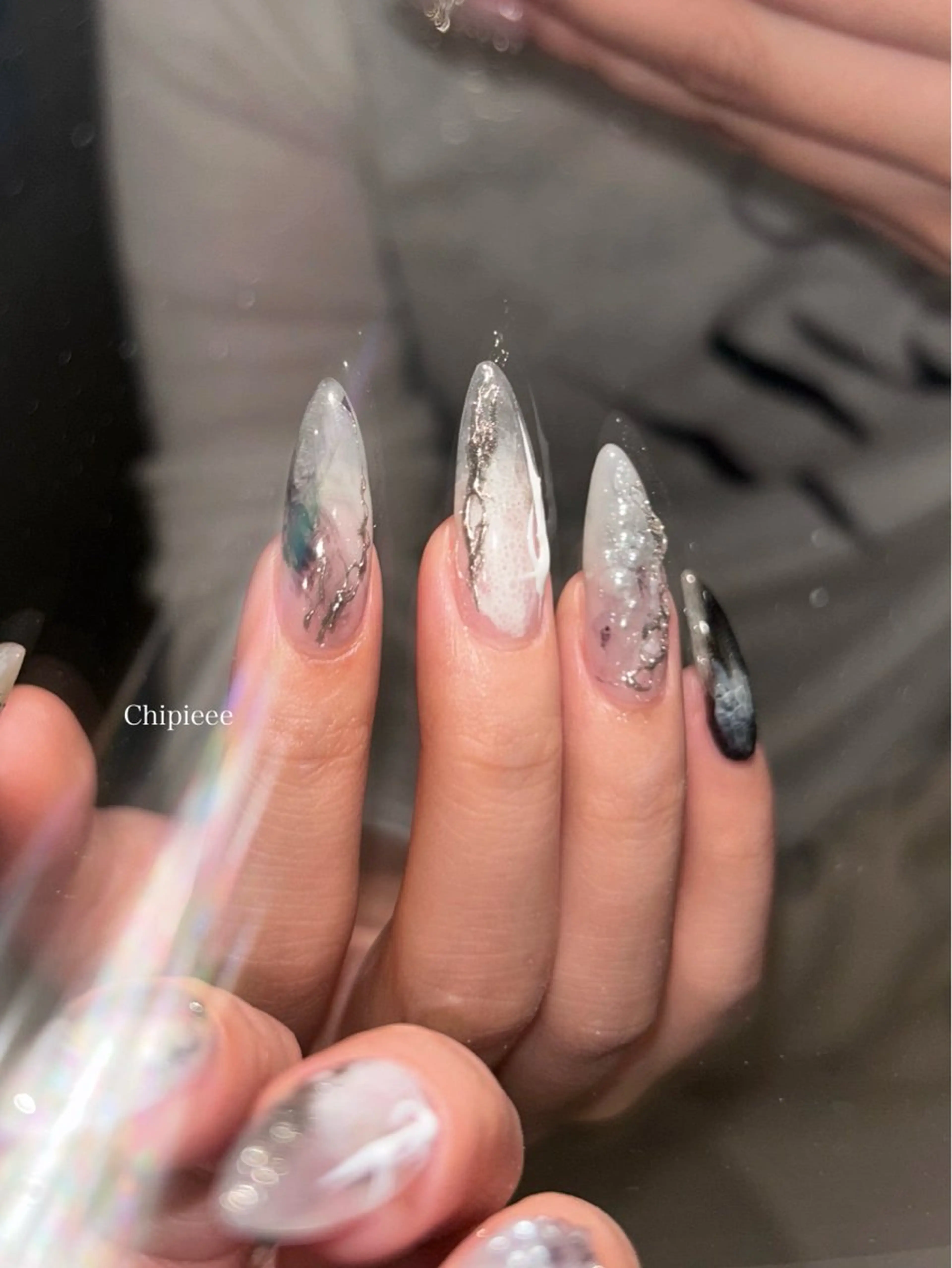 ネイル ニュアンスネイル ハンドネイル Chipieee manamiのネイルデザイン