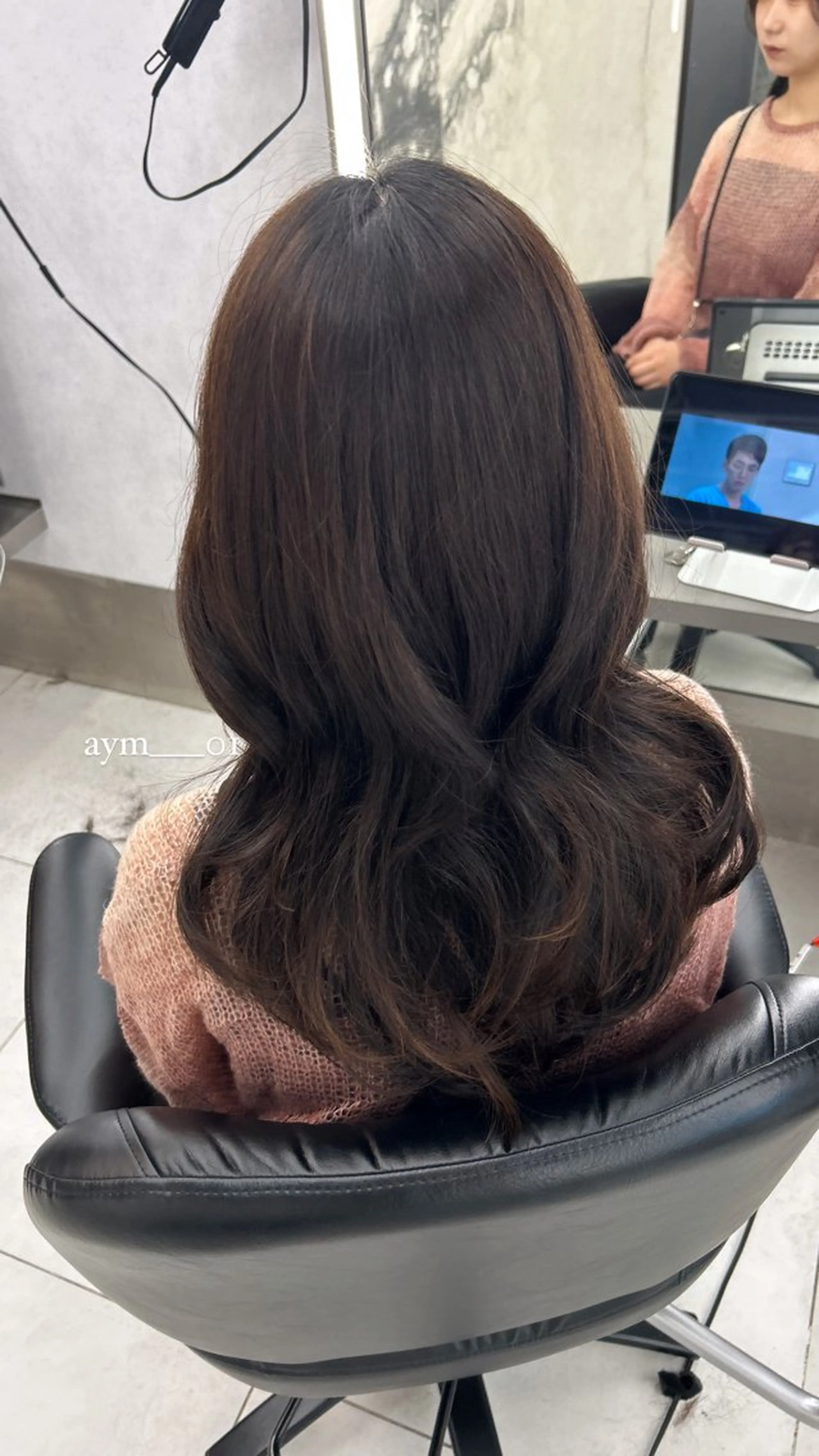 セミロング 銀座/韓国ヘア🤍 レイヤーAYUMIのヘアスタイル