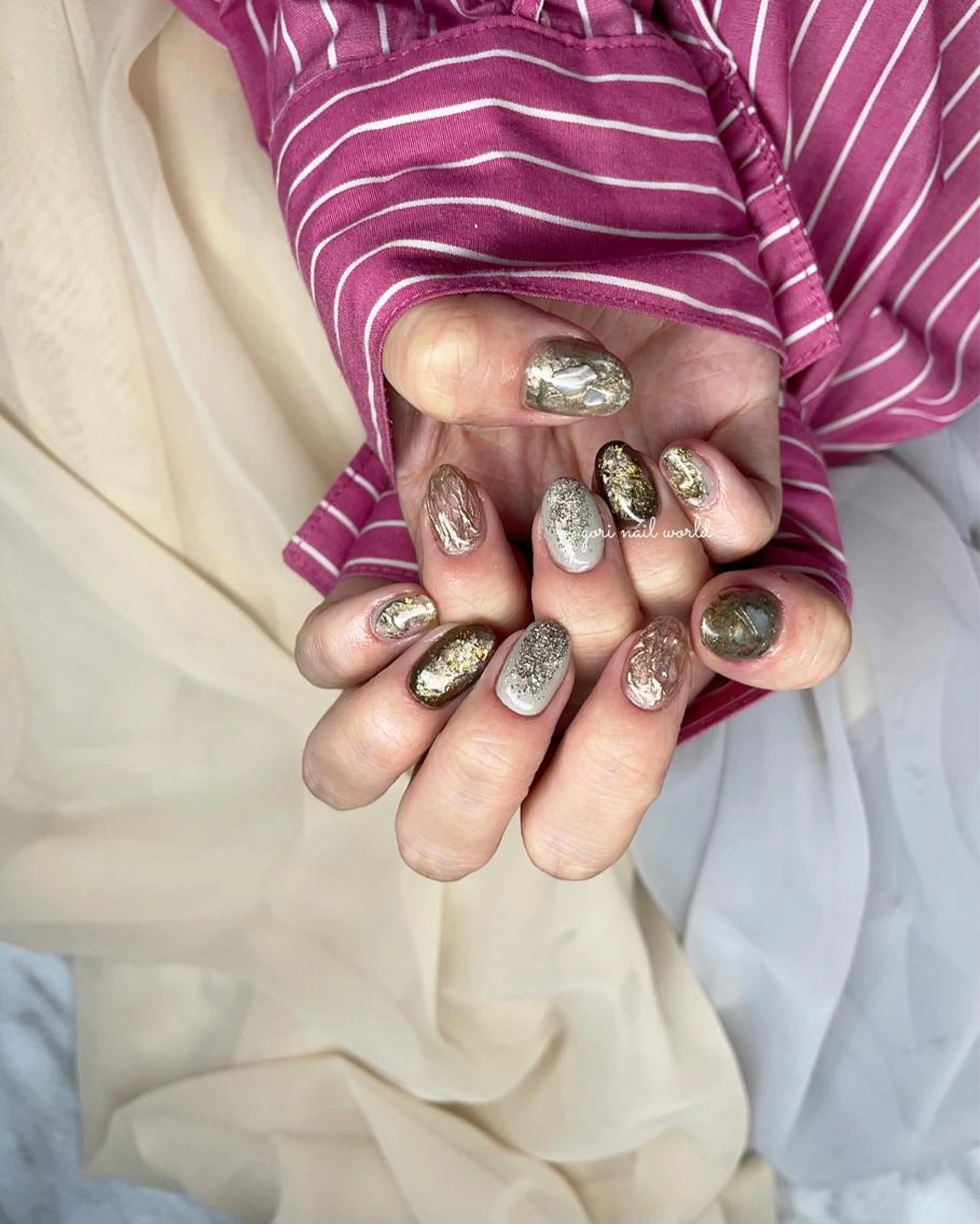 ハンド : アート[8本〜10本](デザインによって多少金額が前後する場合もございます。)の写真