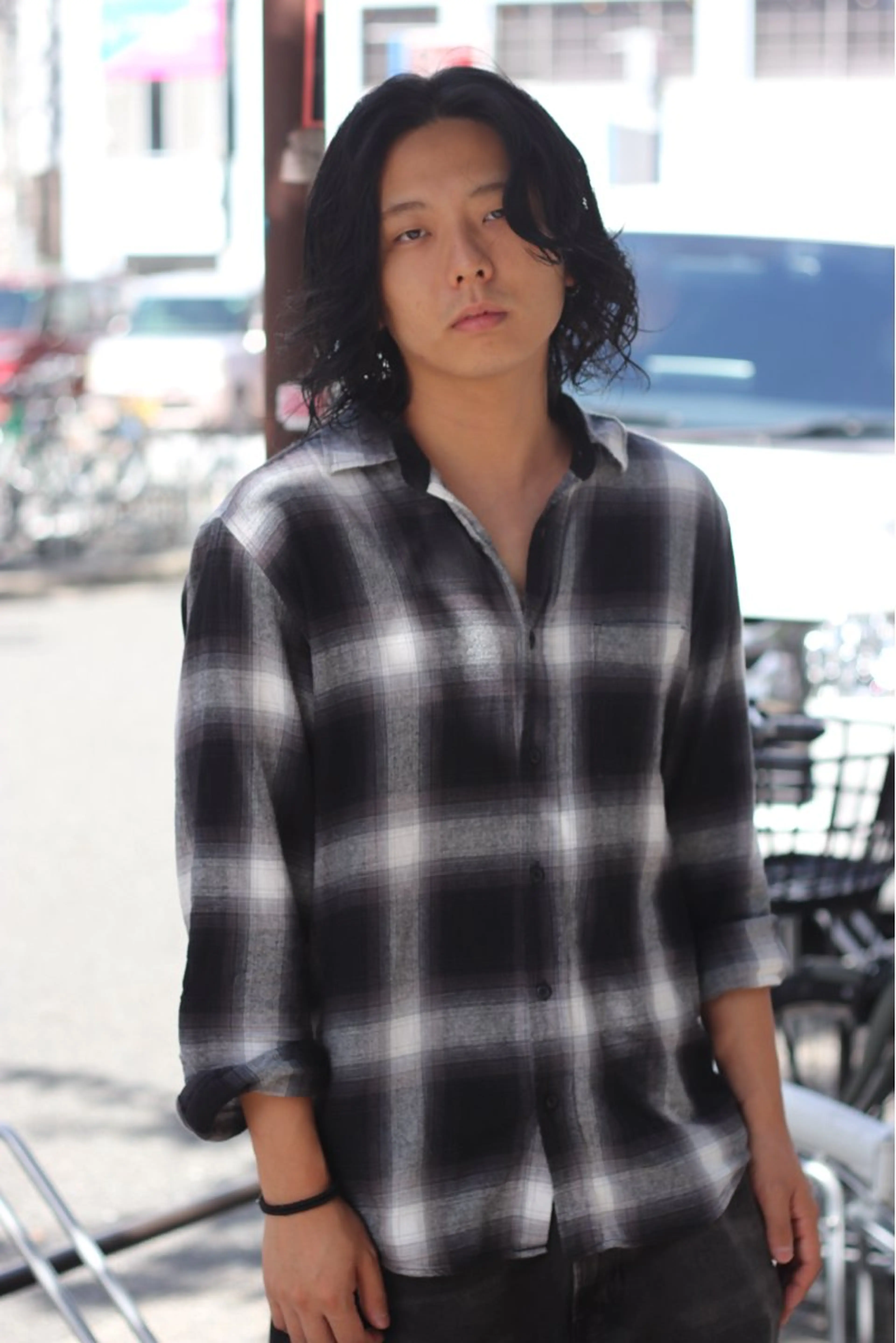 ミディアム メンズ カット パーマ Joh/メンズカット /レイヤー/ブリーチのヘアスタイル