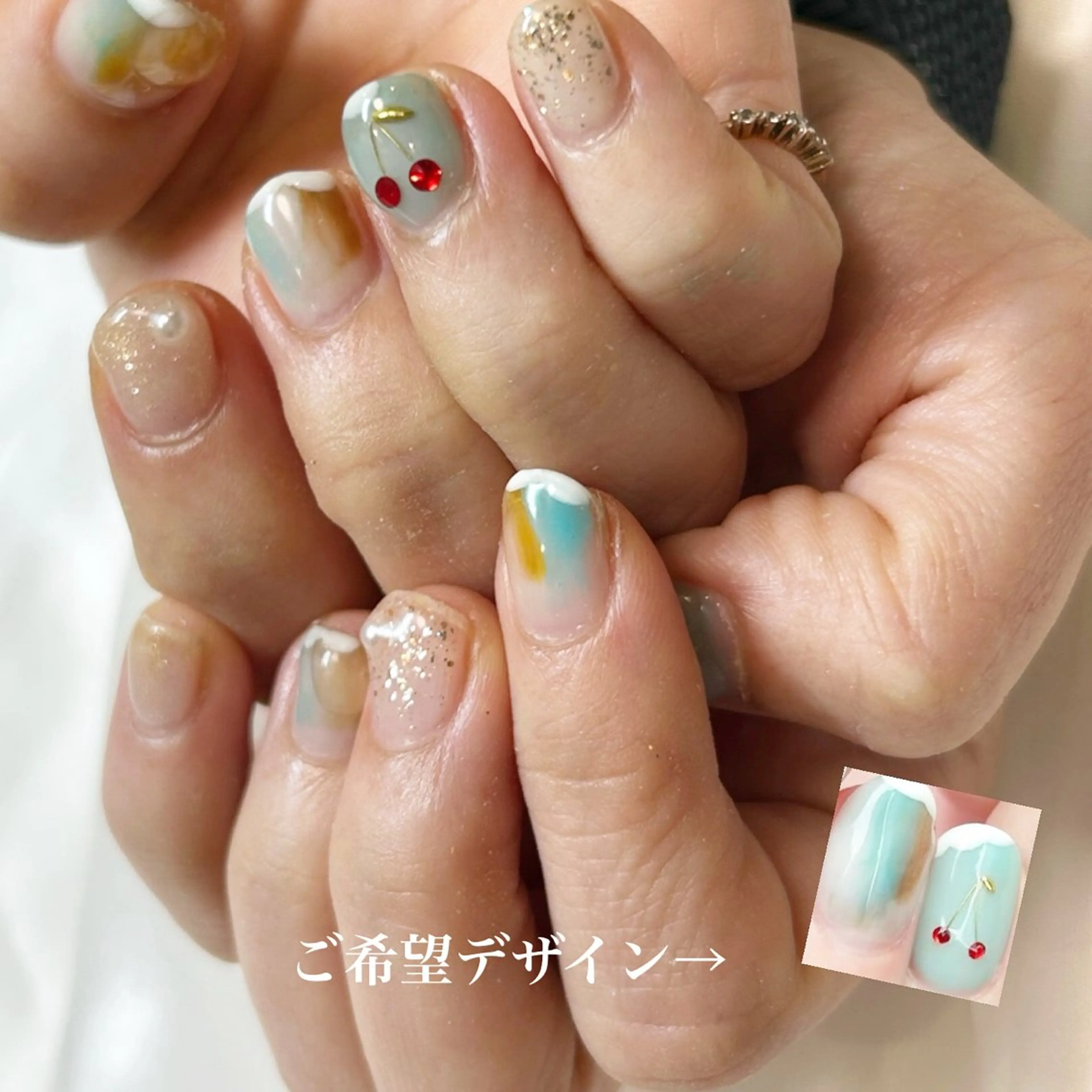 ネイル ハンドネイル ネイルサロン翼所属・ネイルサロン 翼【仙川4分】のネイルデザイン