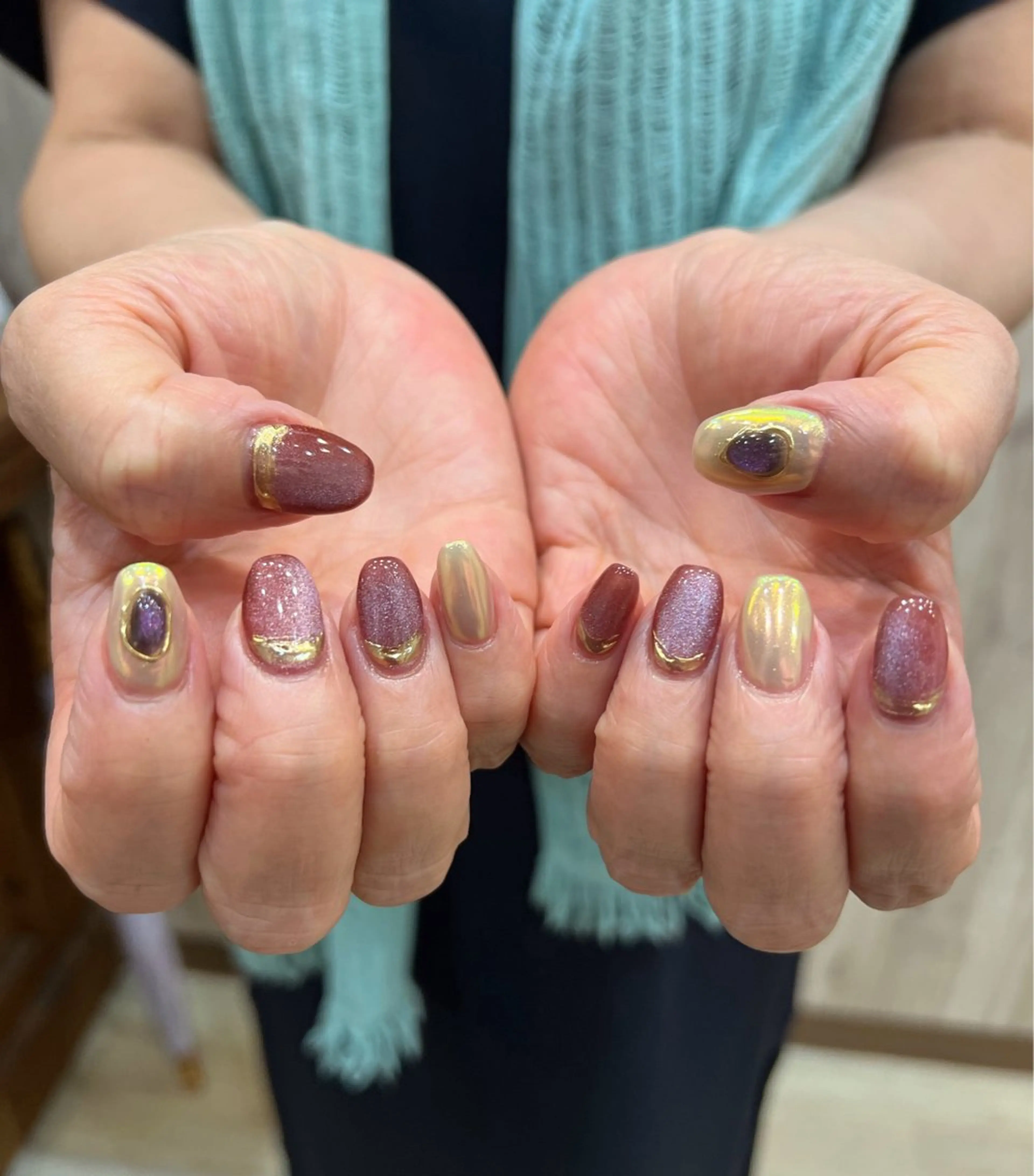 メンズ ネイル ハンドネイル ヘアメイクネイリスト 💄💅hidemiのヘアスタイル