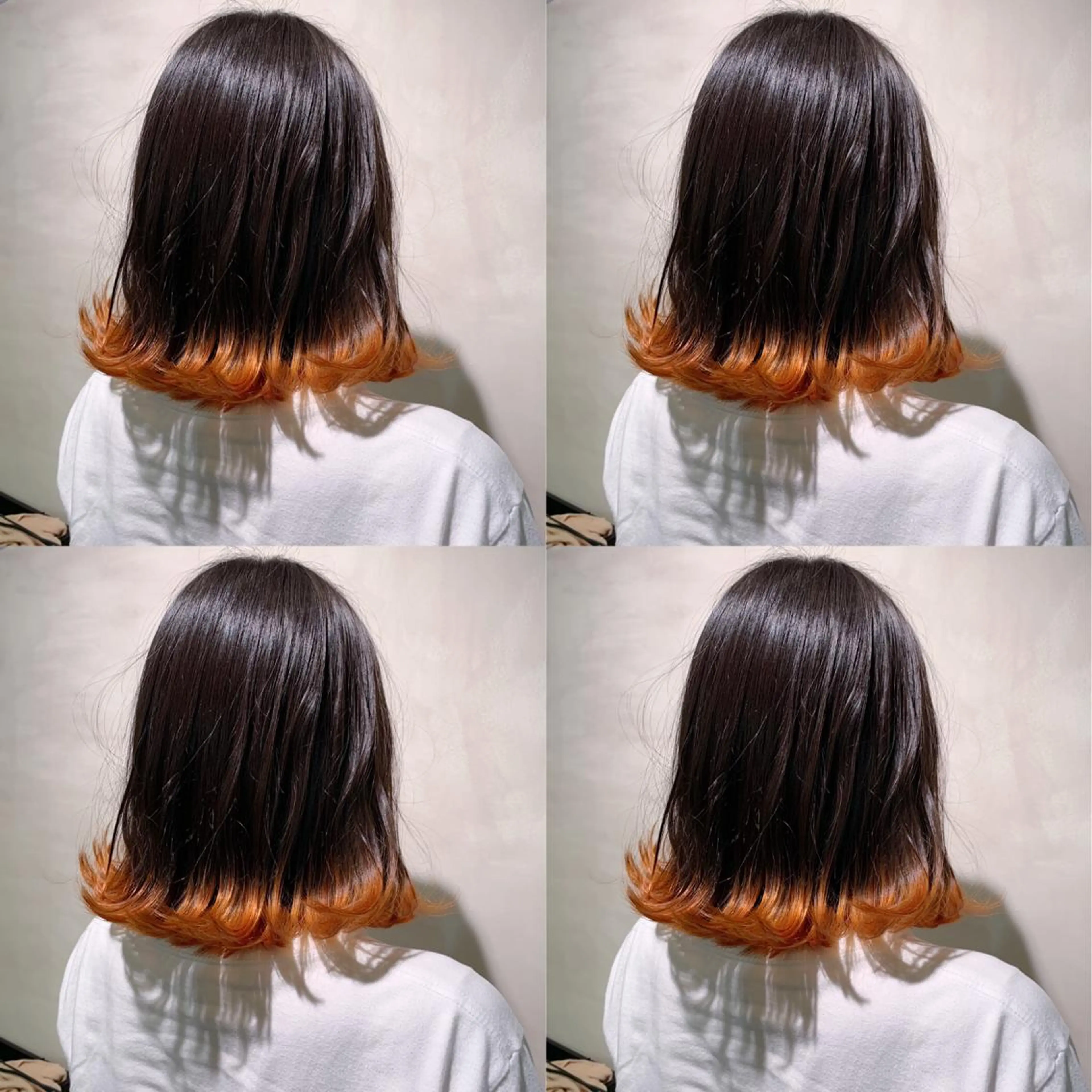 カラー デザインカラー オレンジ トリートメント /カラー/NAOKIのヘアスタイル