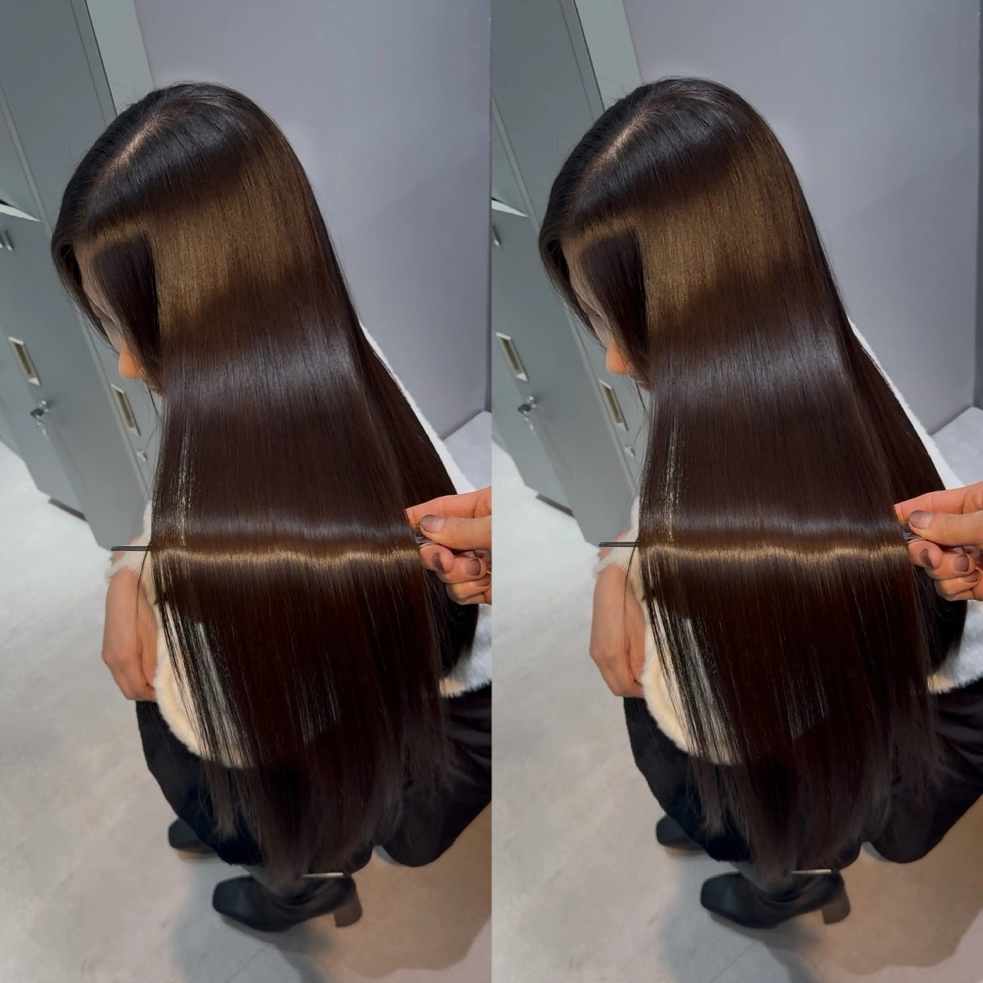 ロング カラー カット ヘアカラー 縮毛矯正 トリートメント 新宿/髪質改善支持率 Ｎｏ．1💍yasuのヘアスタイル