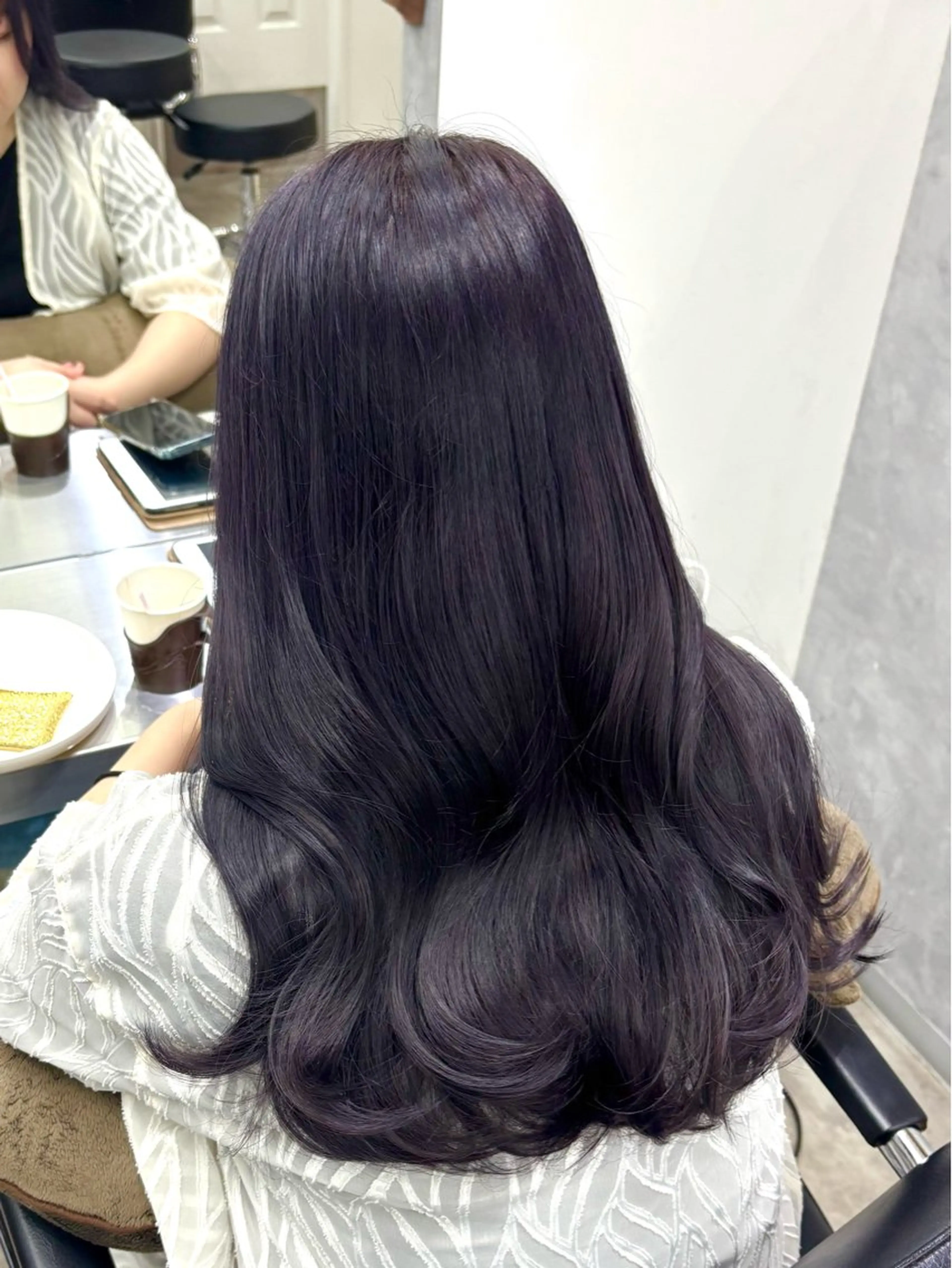 ロング ヘアカラー ヘアセット☆ 髪質改善カラー☆まいのヘアスタイル