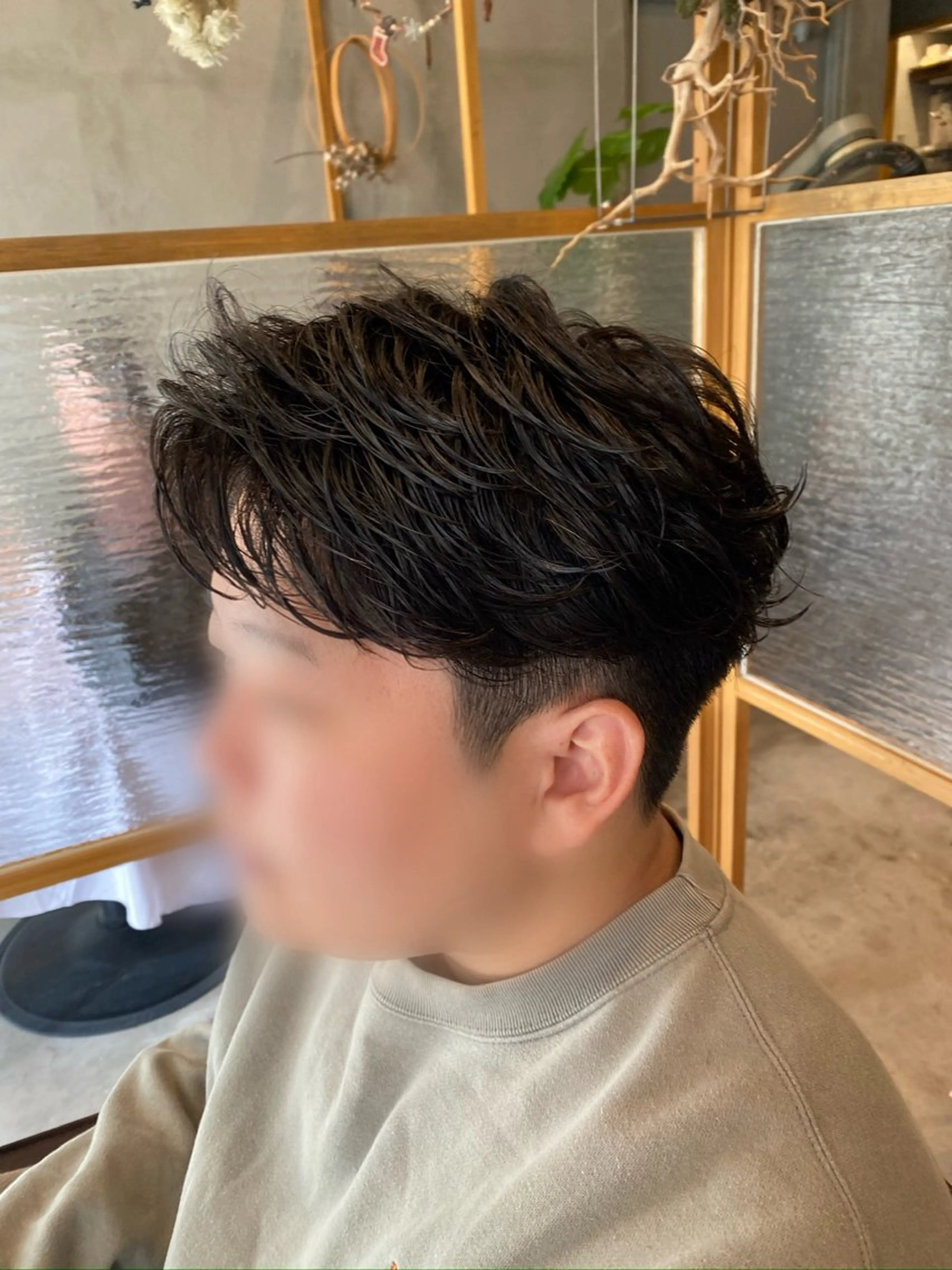 パーマ メンズ 高橋 奎太のヘアスタイル