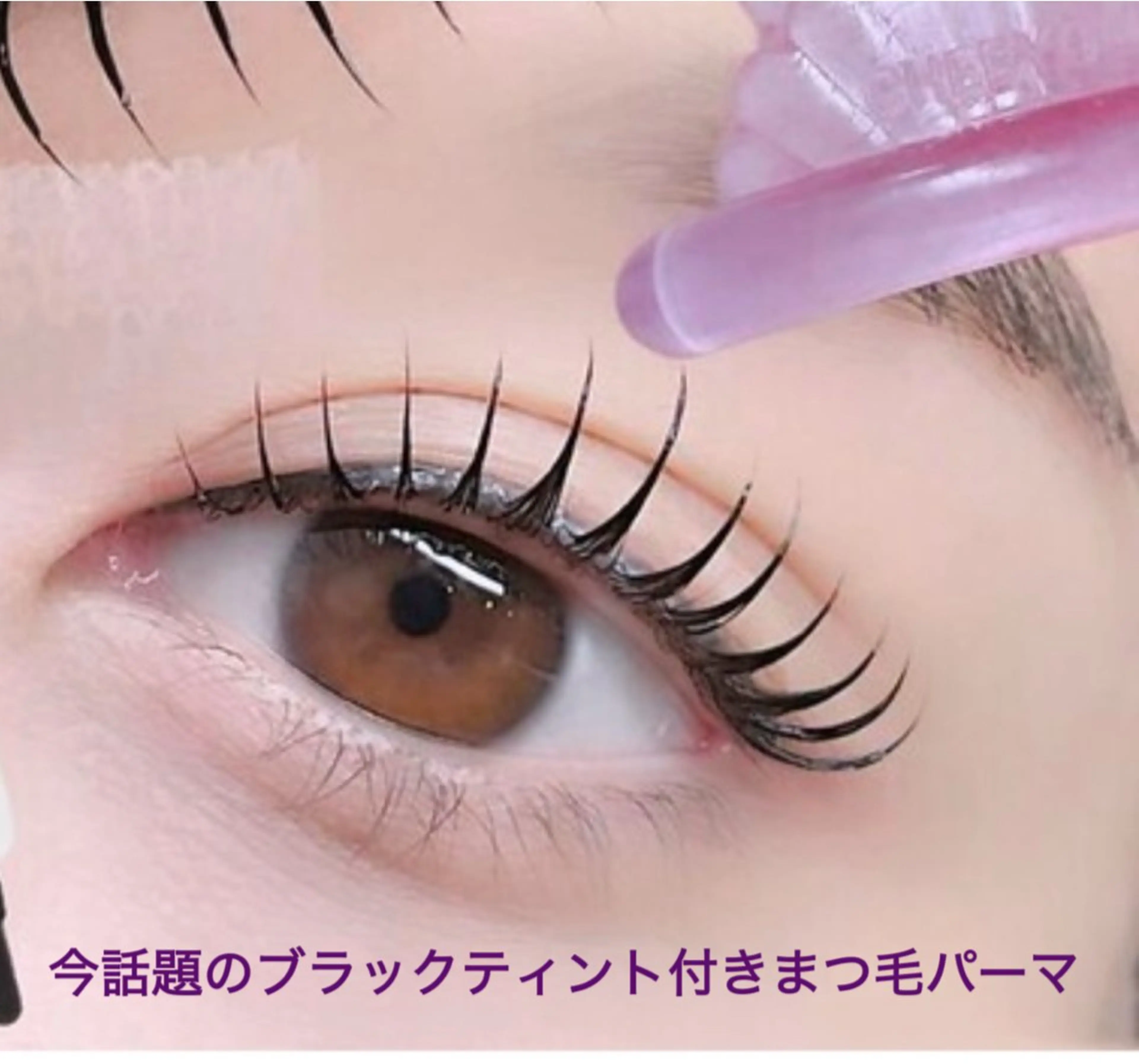 【当店大人気】 マスカラパーマ(上のみ)コーティング付の写真