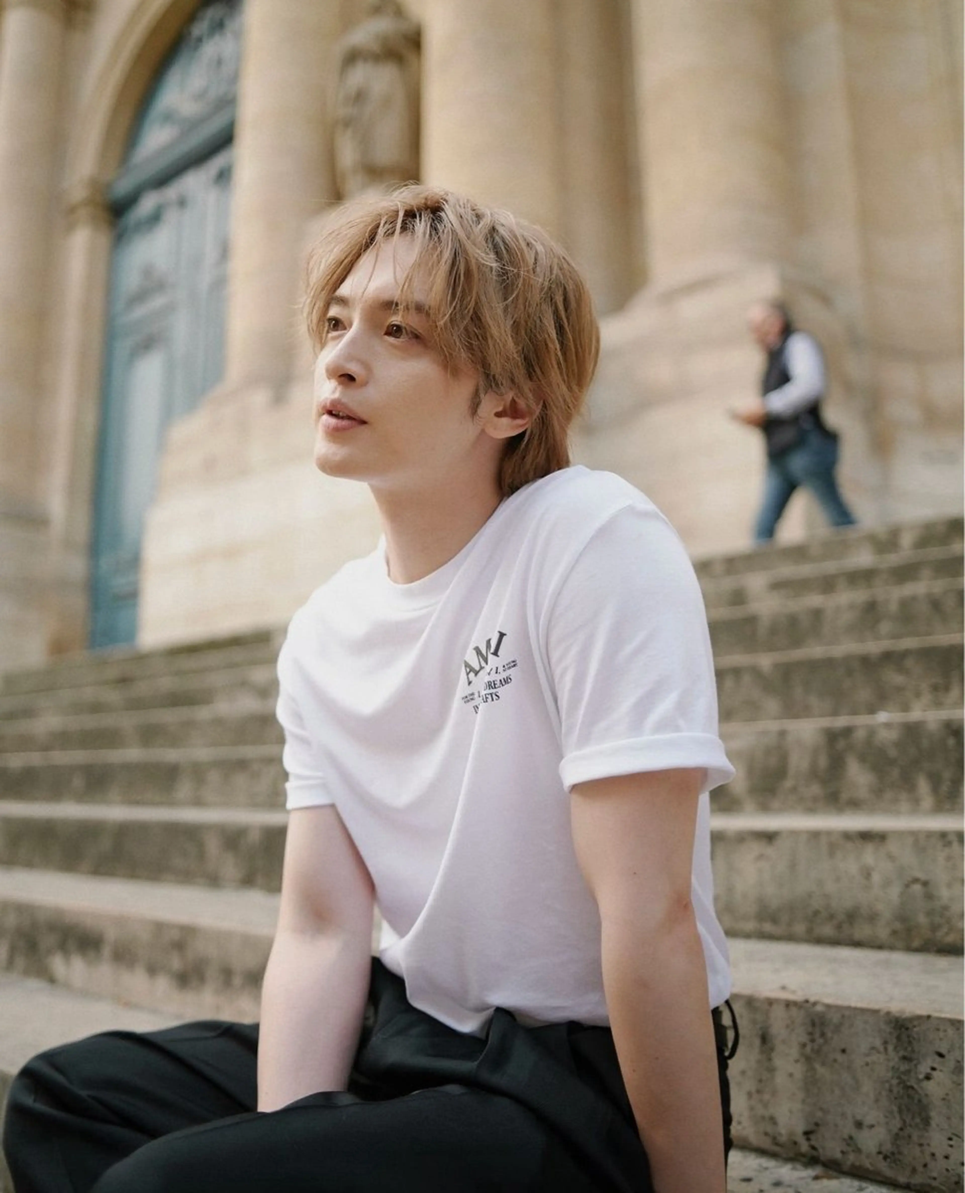 【ご新規様限定】ダブルカラー(ブリーチあり)＋メンズカット＋1stTRの写真