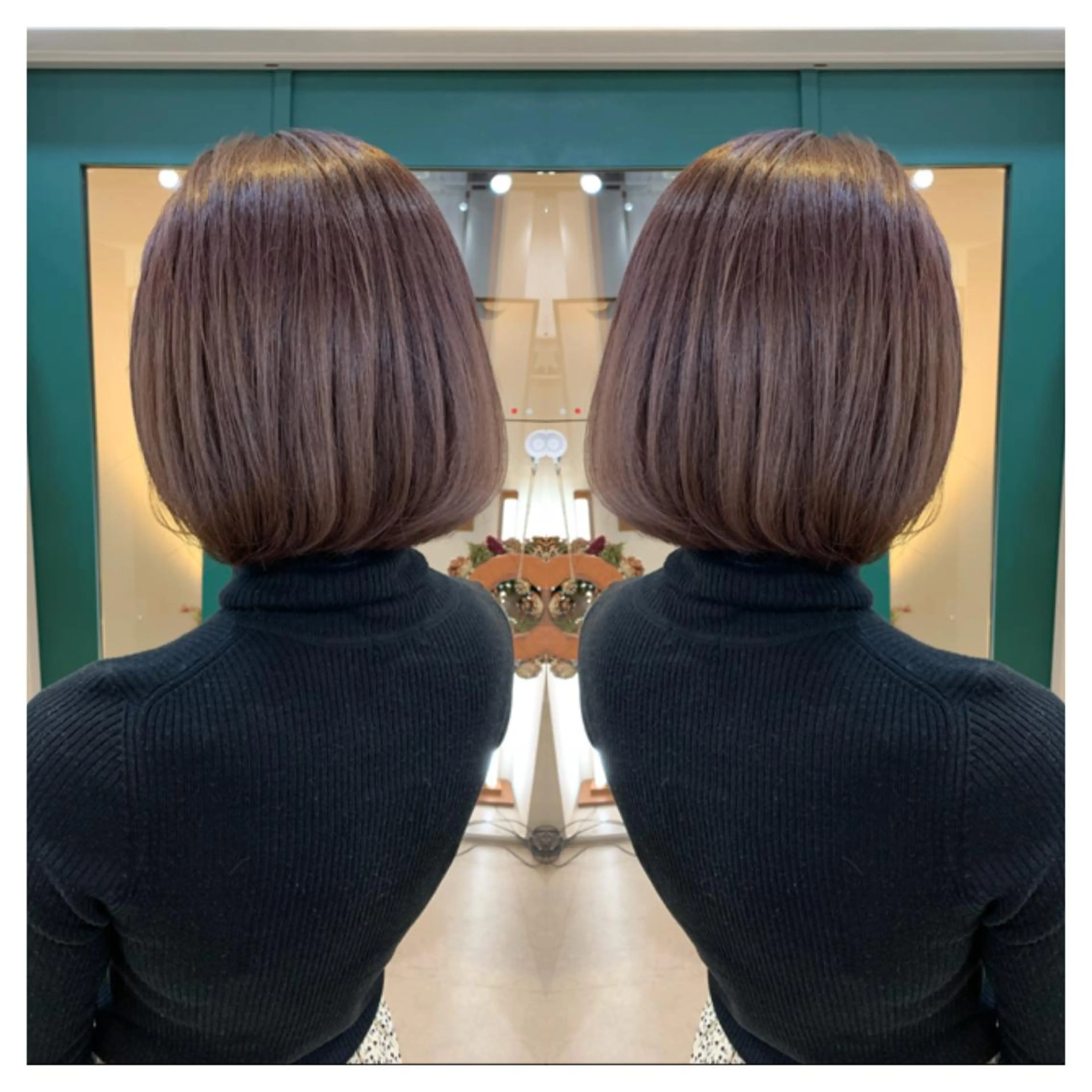 ショート カラー カット 縮毛矯正 トリートメント 村山 茉衣のヘアスタイル