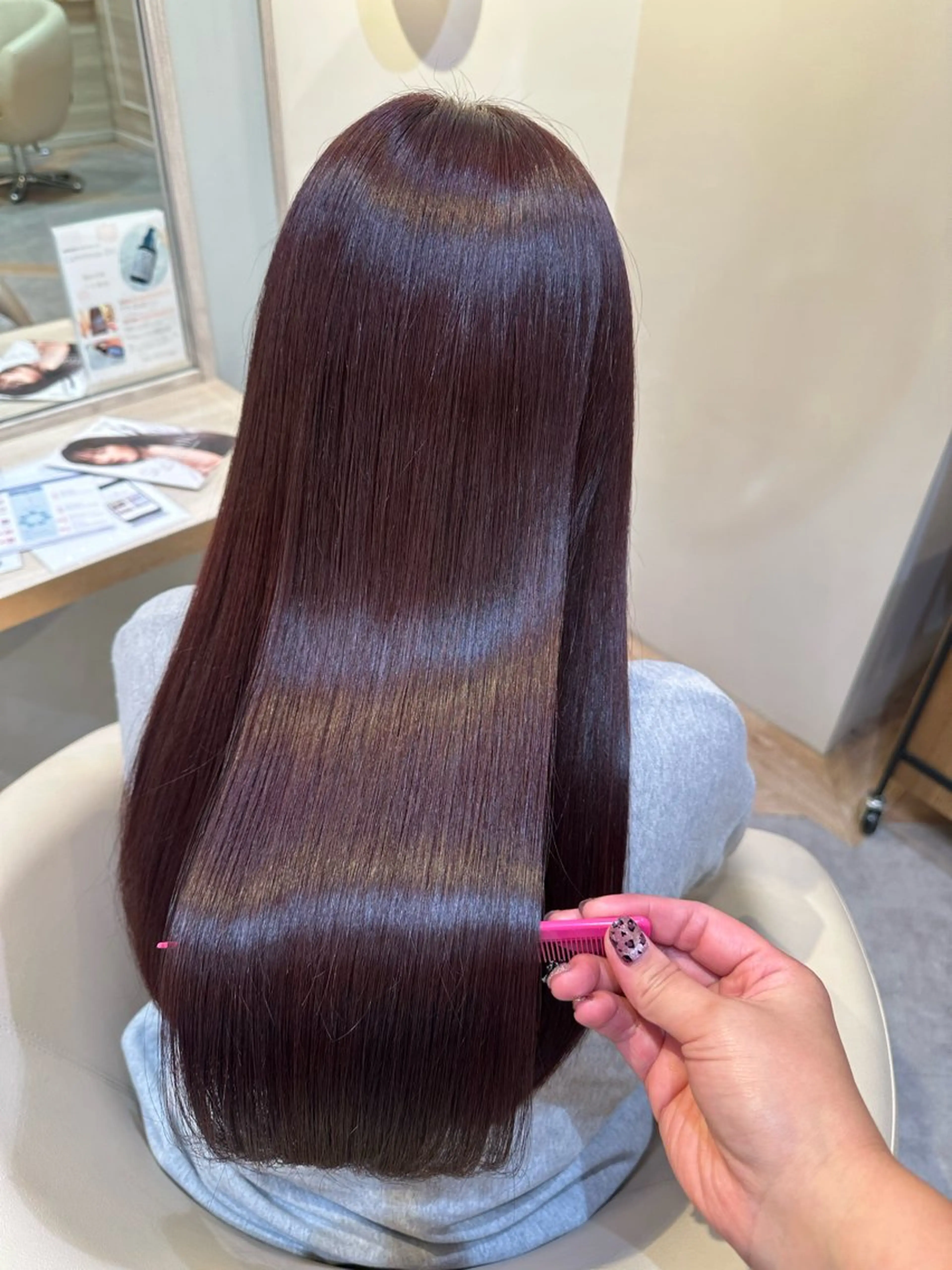 カラー ヘアカラー トリートメント 髪質改善/縮毛矯正 🌻momokaのヘアスタイル