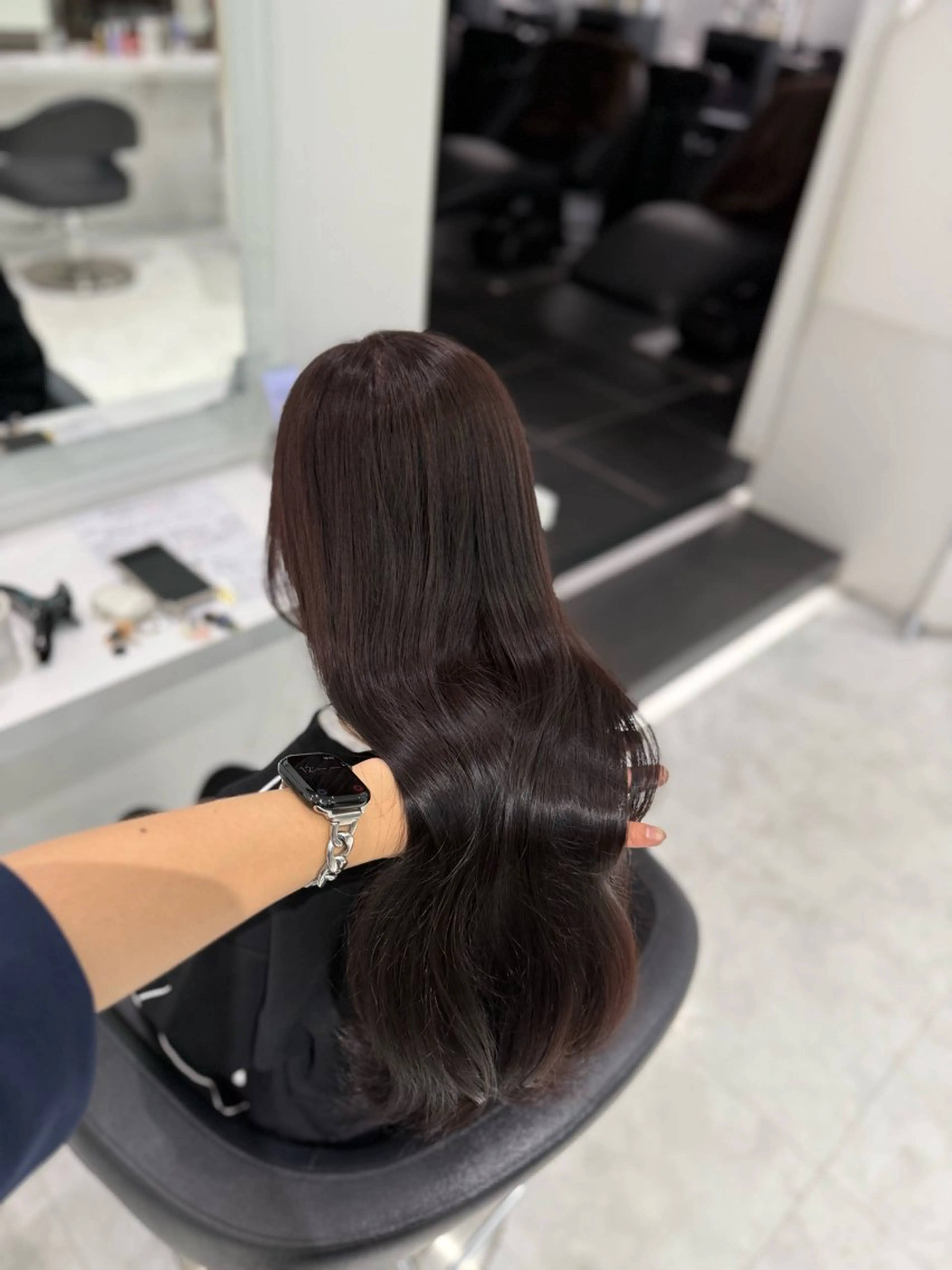 ロング カラー 大人っぽ暗髪レディ 🩶takuto🩶のヘアスタイル