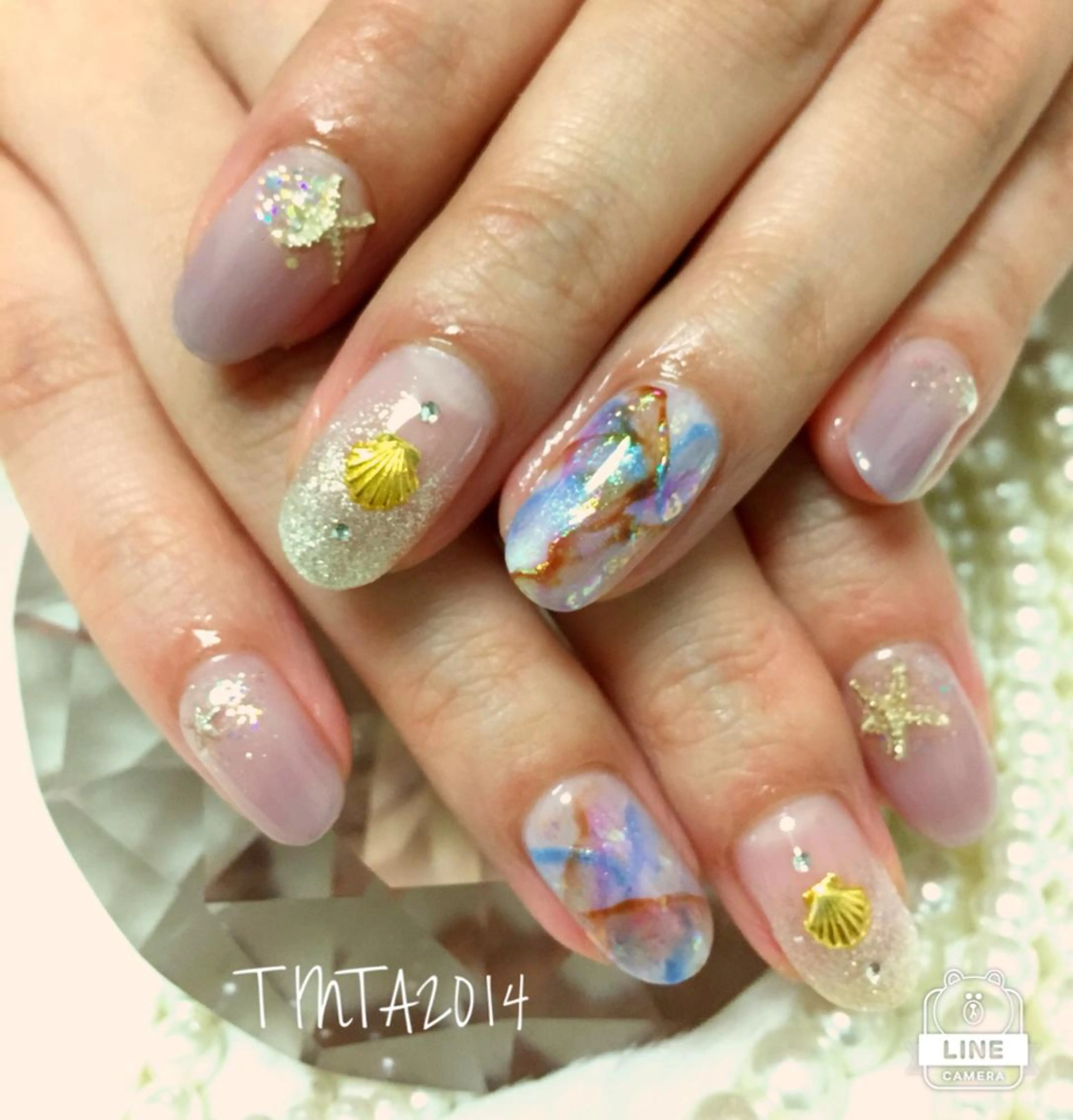 ネイル ニュアンスネイル ネイルサロン ティンタ所属・馬場 典子のネイルデザイン