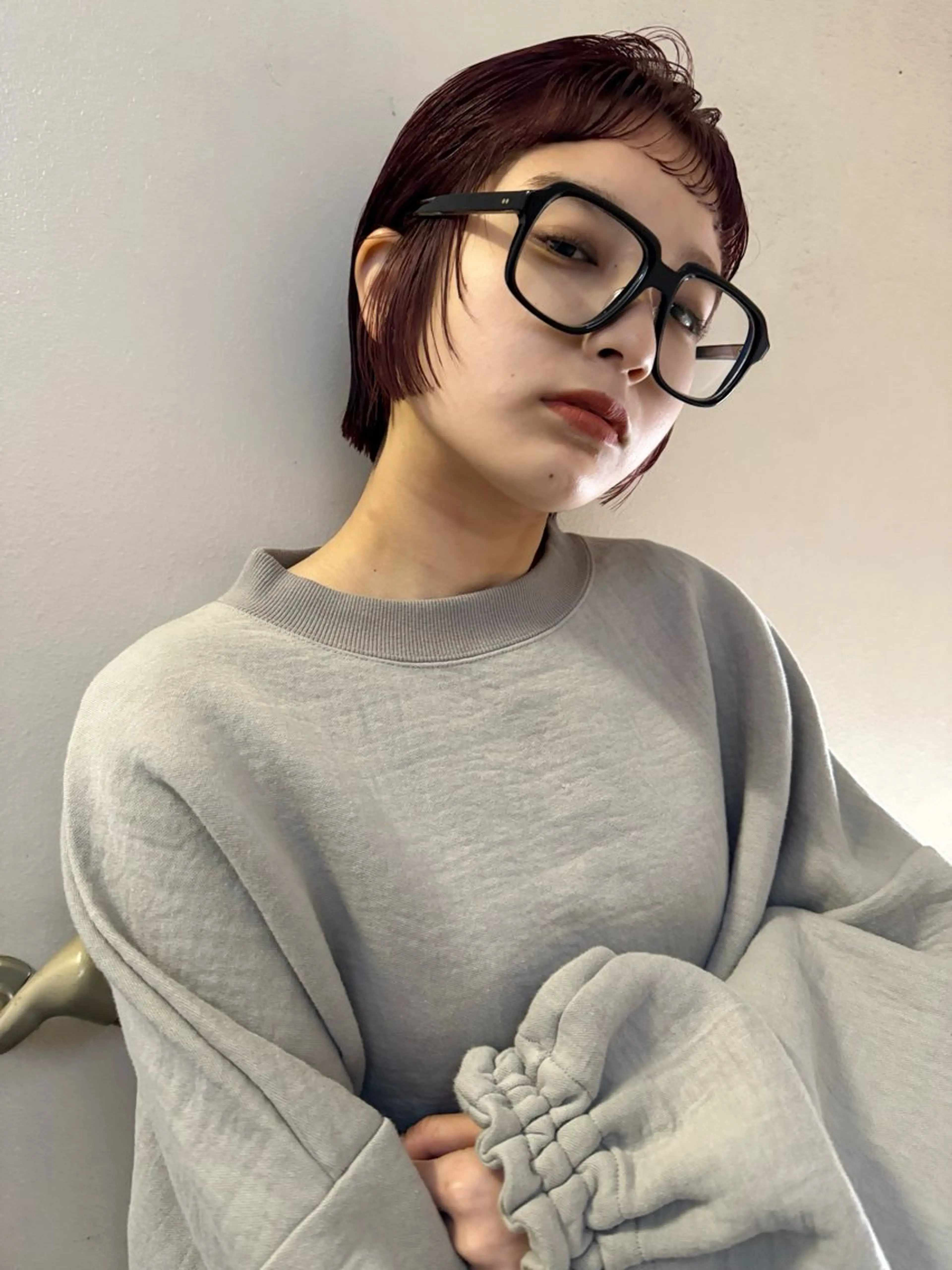 ショート カラー ヘアアレンジ 丸山渉/パーマ エフェクトブリーチのヘアスタイル