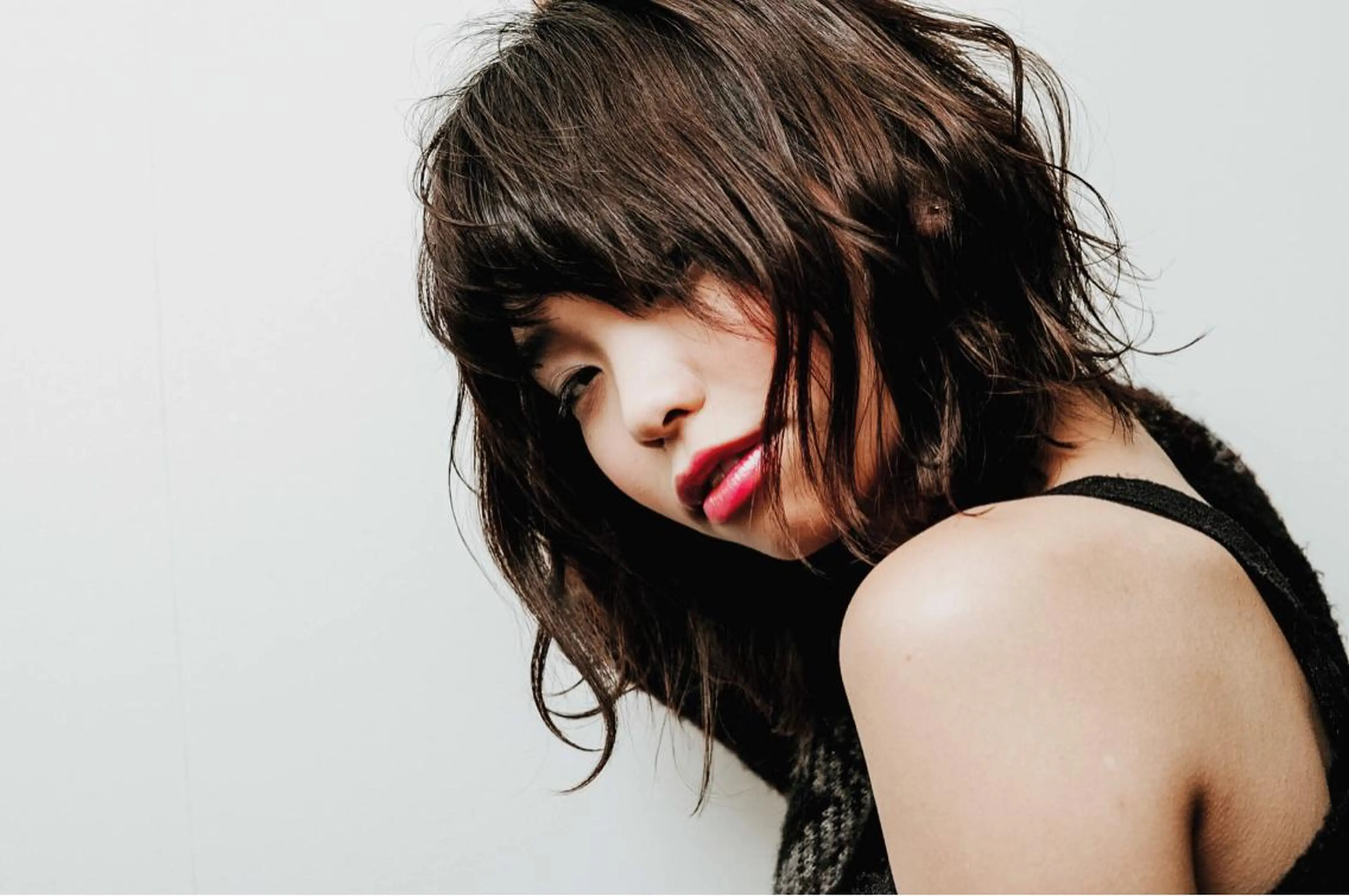 ミディアム 國村 優のヘアスタイル